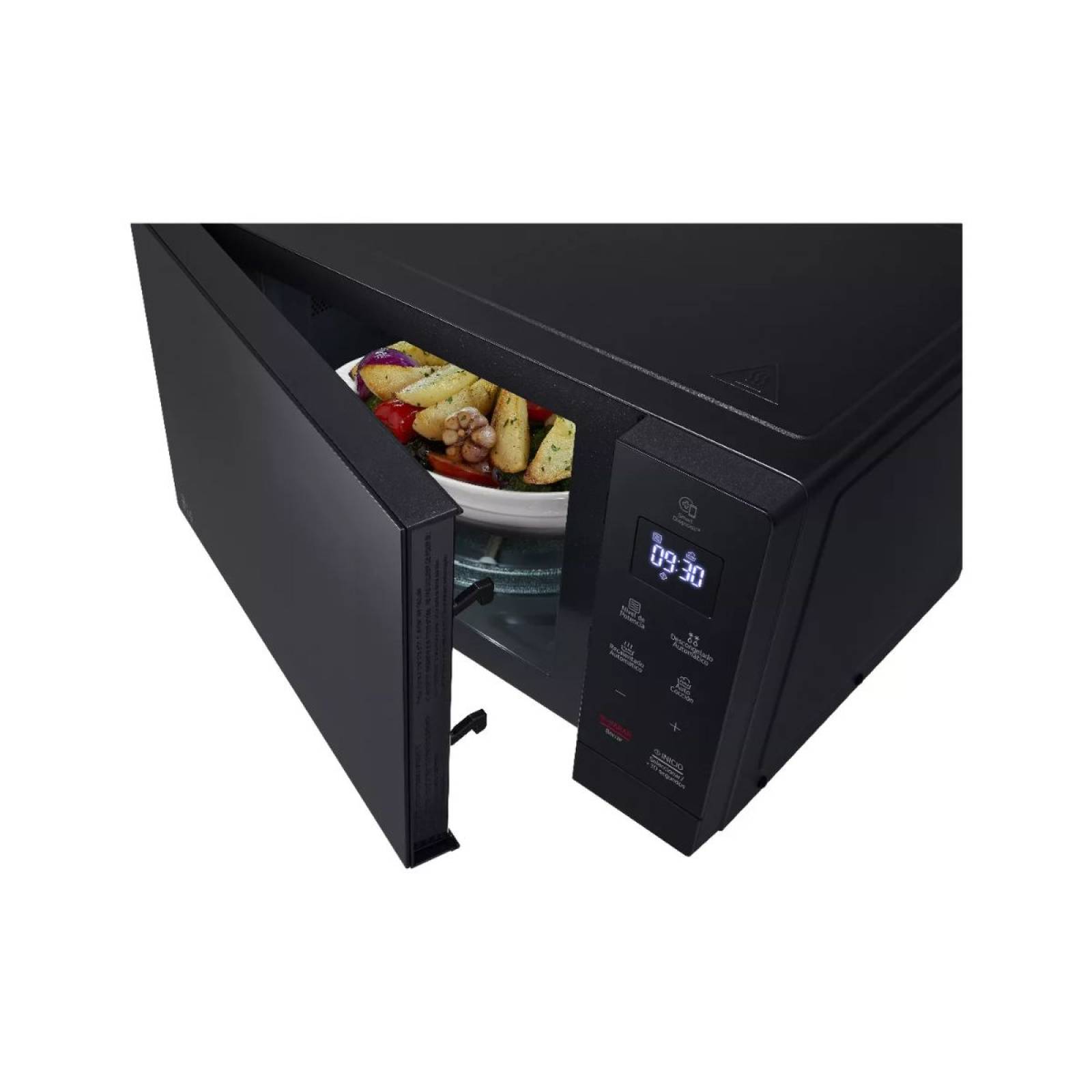 Horno de Microondas LG 1.1 pies cúbicos negro MS3032JAS