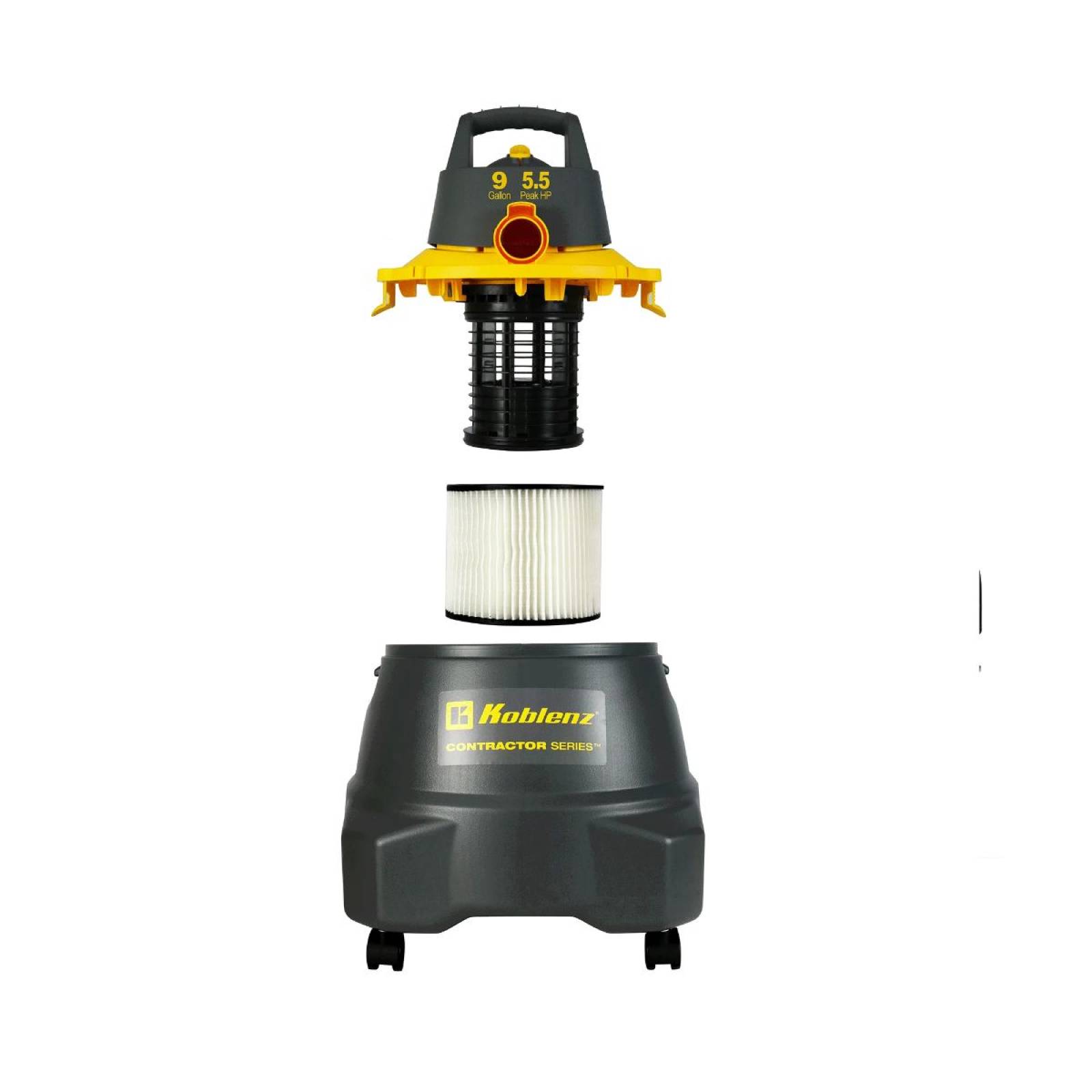 Aspiradora seco mojado Koblenz 9 galones WD-9C212