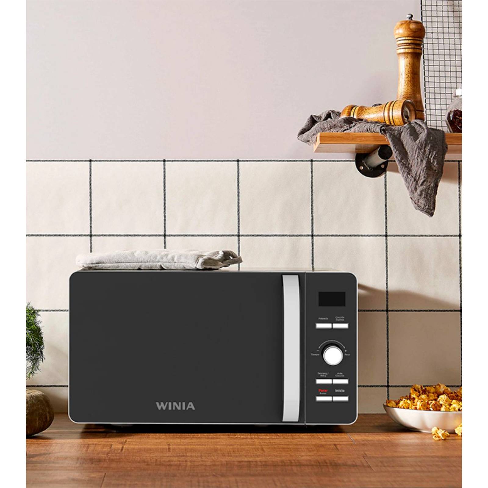 Horno de microondas Winia 0.7 pies Blanco KOS-61HW