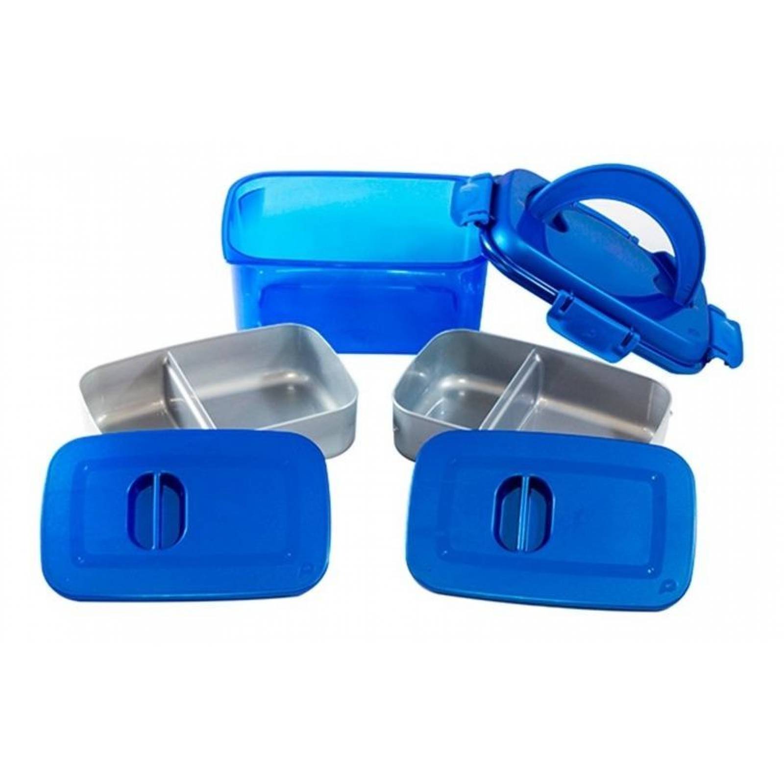 Contenedor Para Comida Rectangular 1.5l Polimes Ls12l Azul