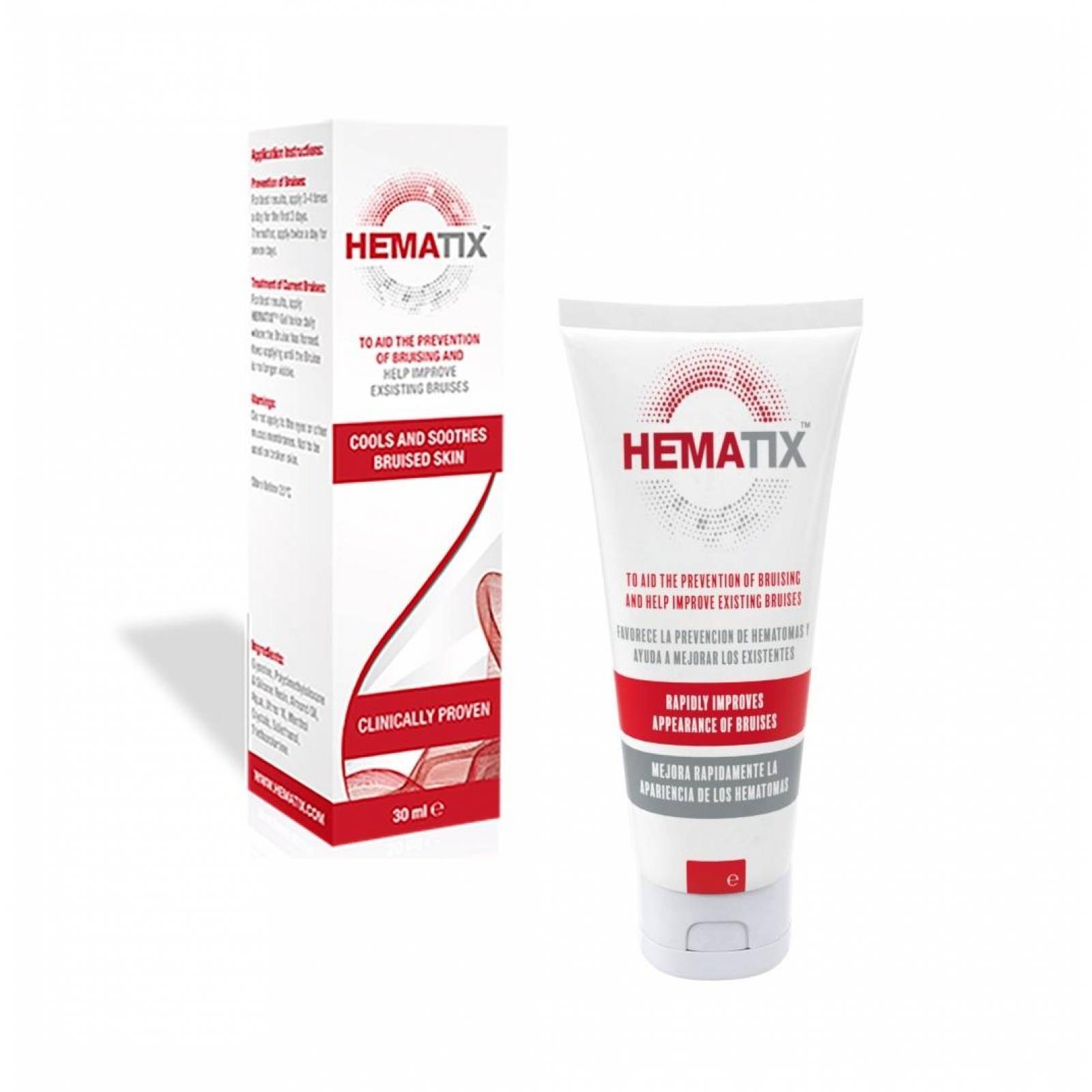 Hematix Gel 30g Desvanecedor De Moretones, Hematomas, Piel