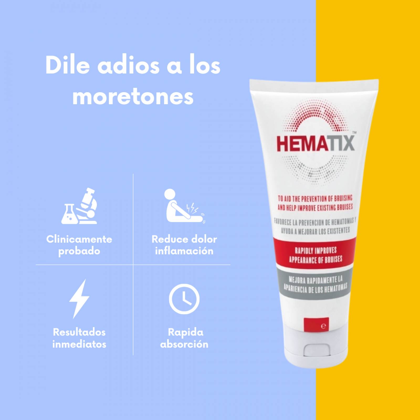 Hematix Gel 30g Desvanecedor De Moretones, Hematomas, Piel