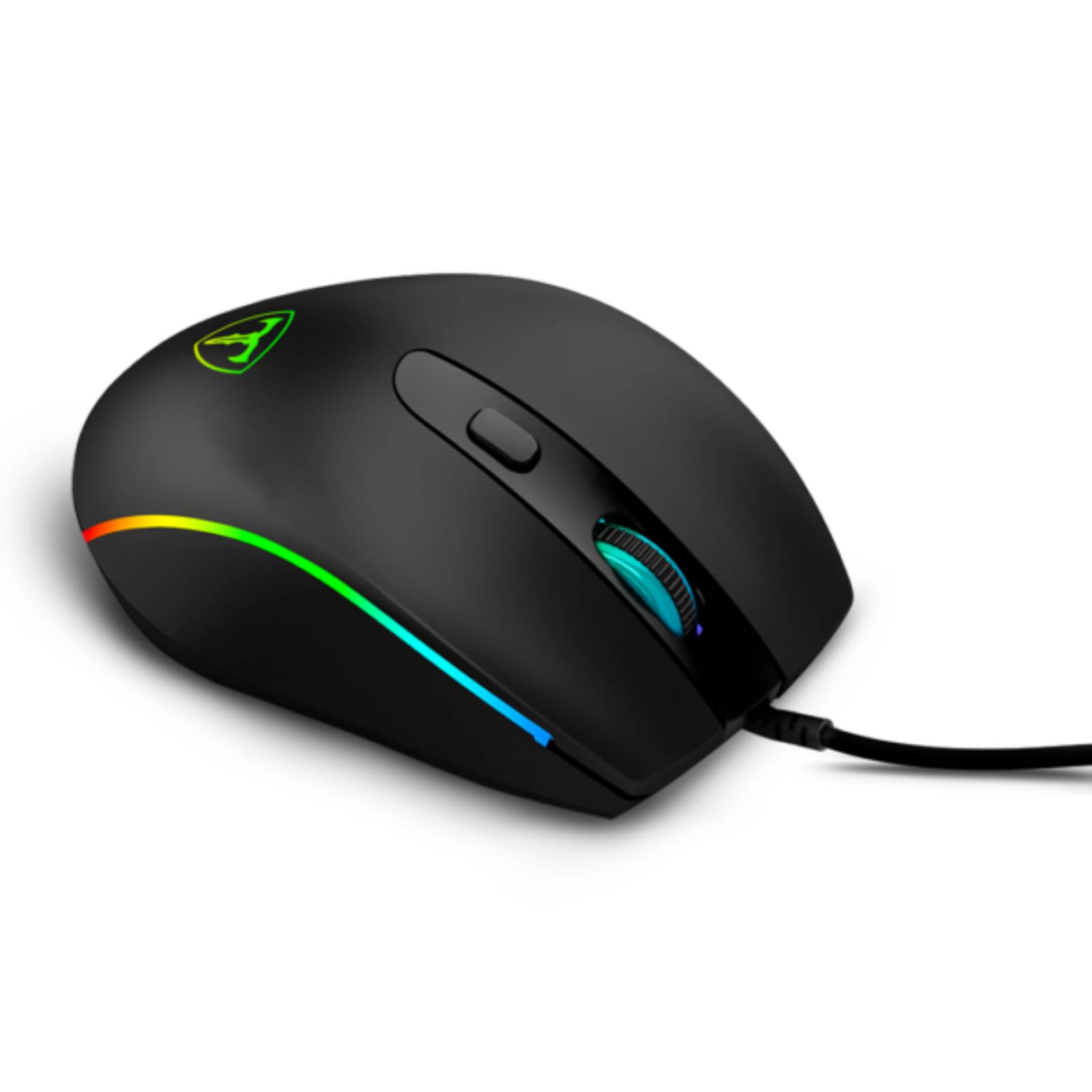 Mouse Gamer T-Dagger Recruit 2 T-TGM108 Alambrico/ USB/ RGB/ 7 Botones/ Max 3200DPI/ Color Negro 