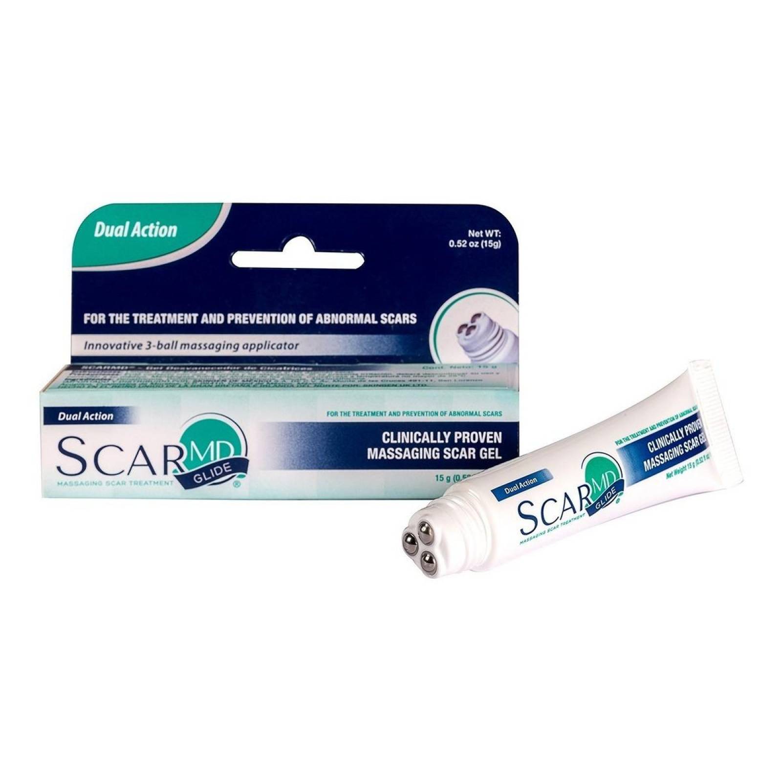 Scar MD Glide, Rodillo Para Masaje, Desvanece Cicatrices 