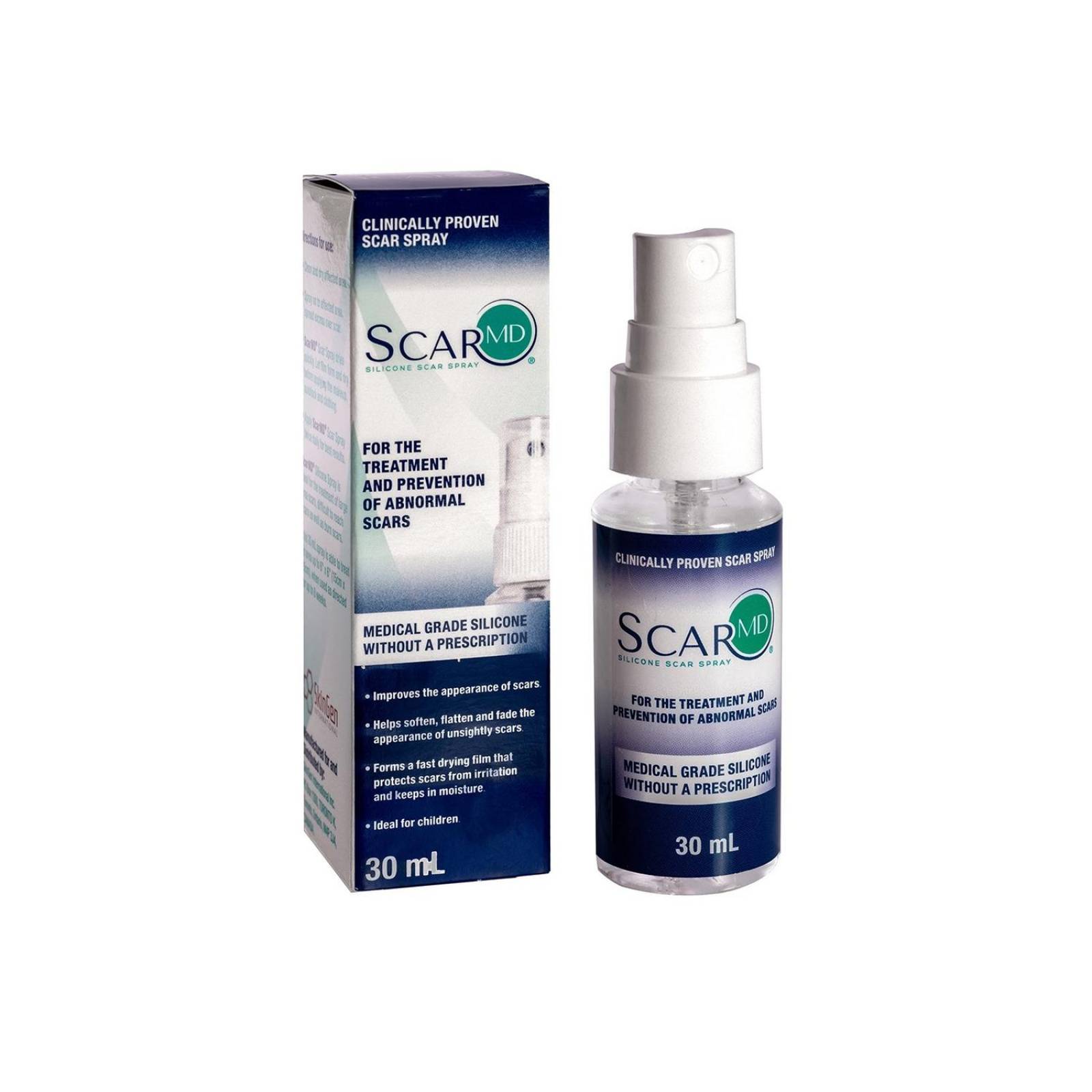 Scar MD Spray, Desvanecedor De Cicatrices Con Silicona, Piel 