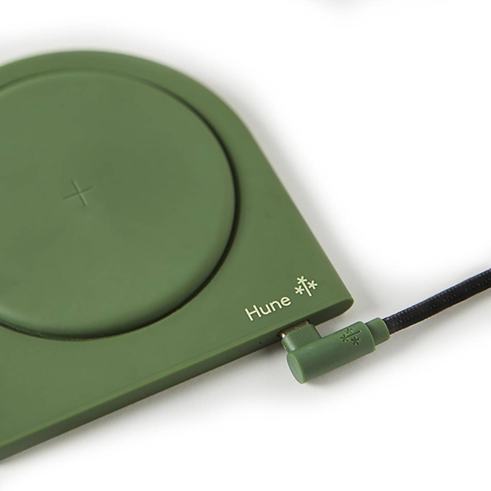 Cargador Hune Inalámbrico Ecológico Turbo 10W Iphone Samsung Huawei Sustentable 