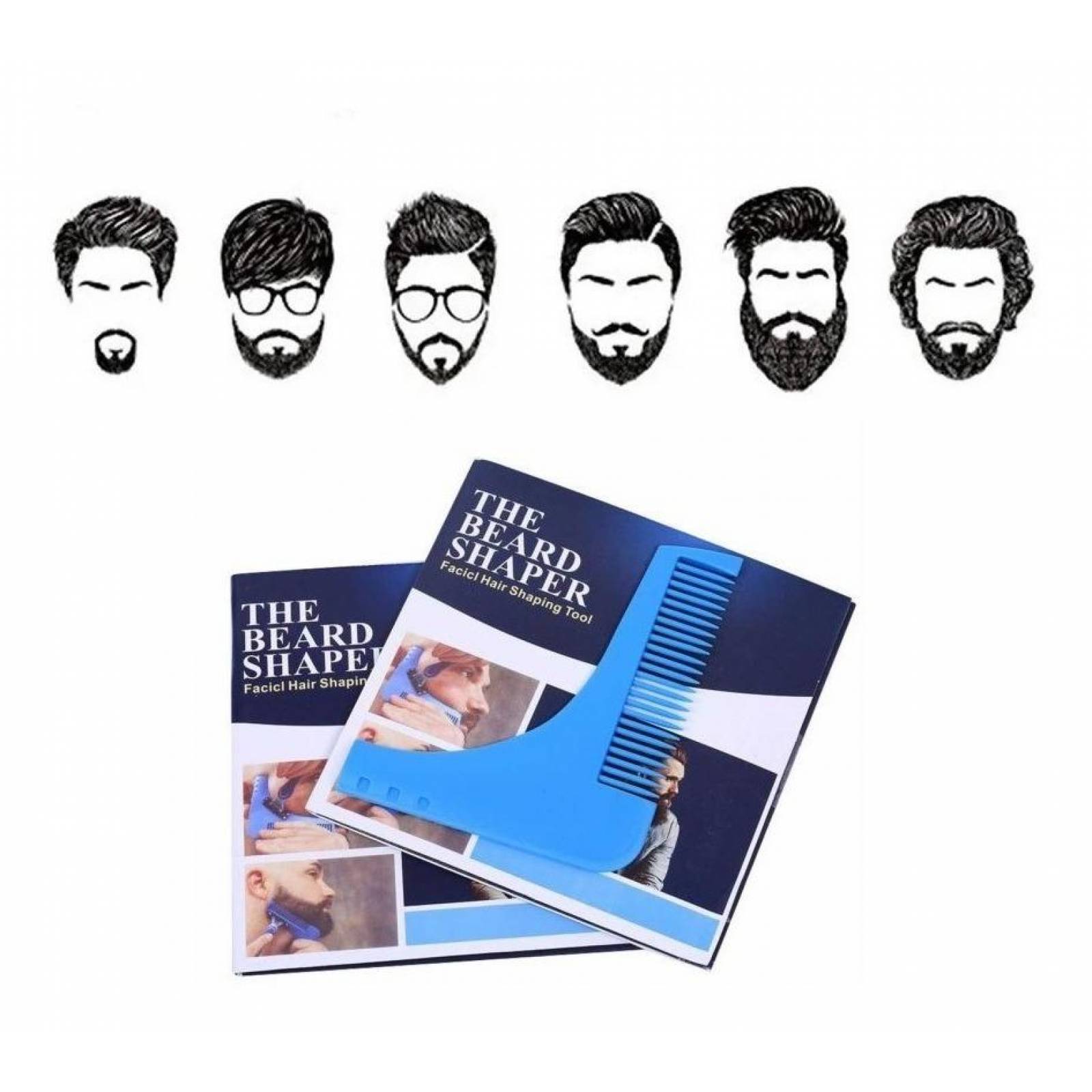 Peine Cepíllo Delineador De Barba Bigote Tipo Beard Bro 