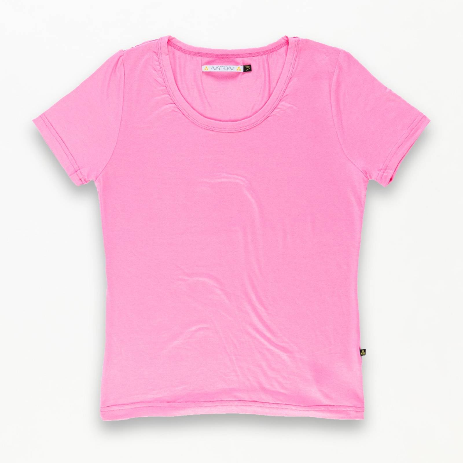 Blusa Casual A La Moda Sin Estampado Color Rosa