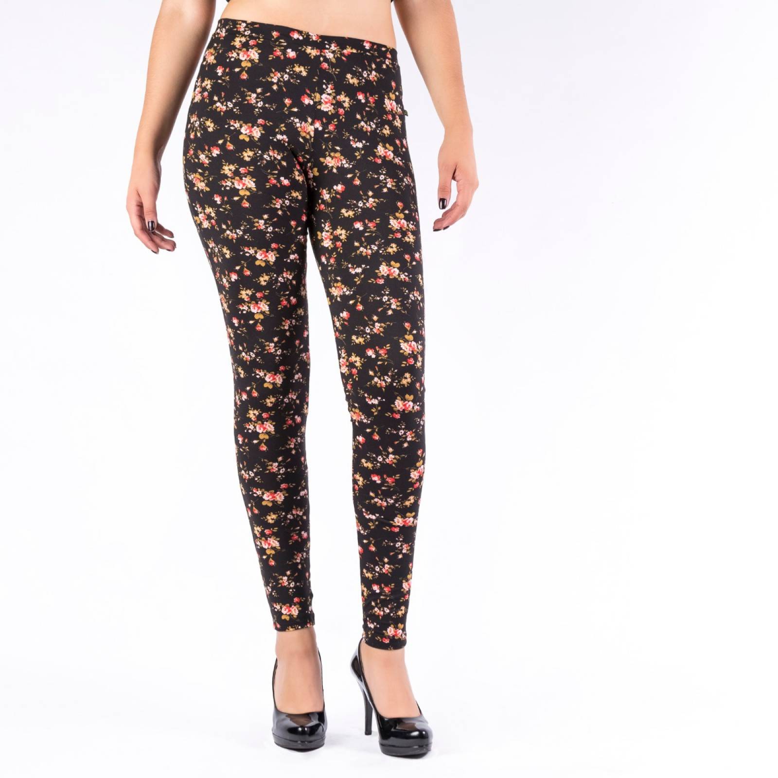 Legging Mallon Clásico Con Estampado De Flores Amsterdam