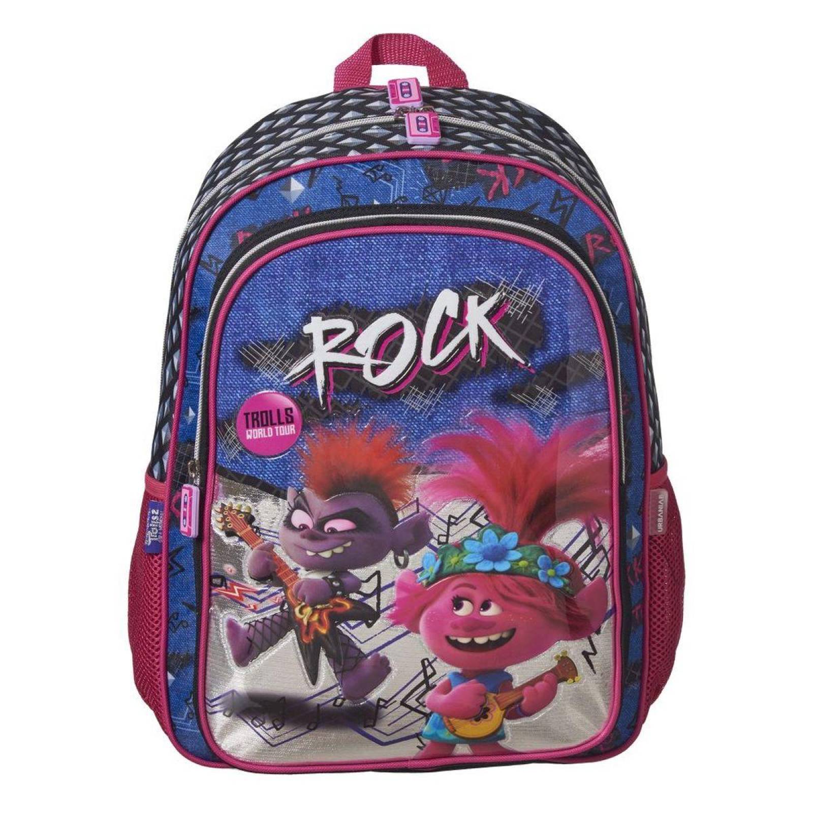 Mochila Primaria Trolls Rock 