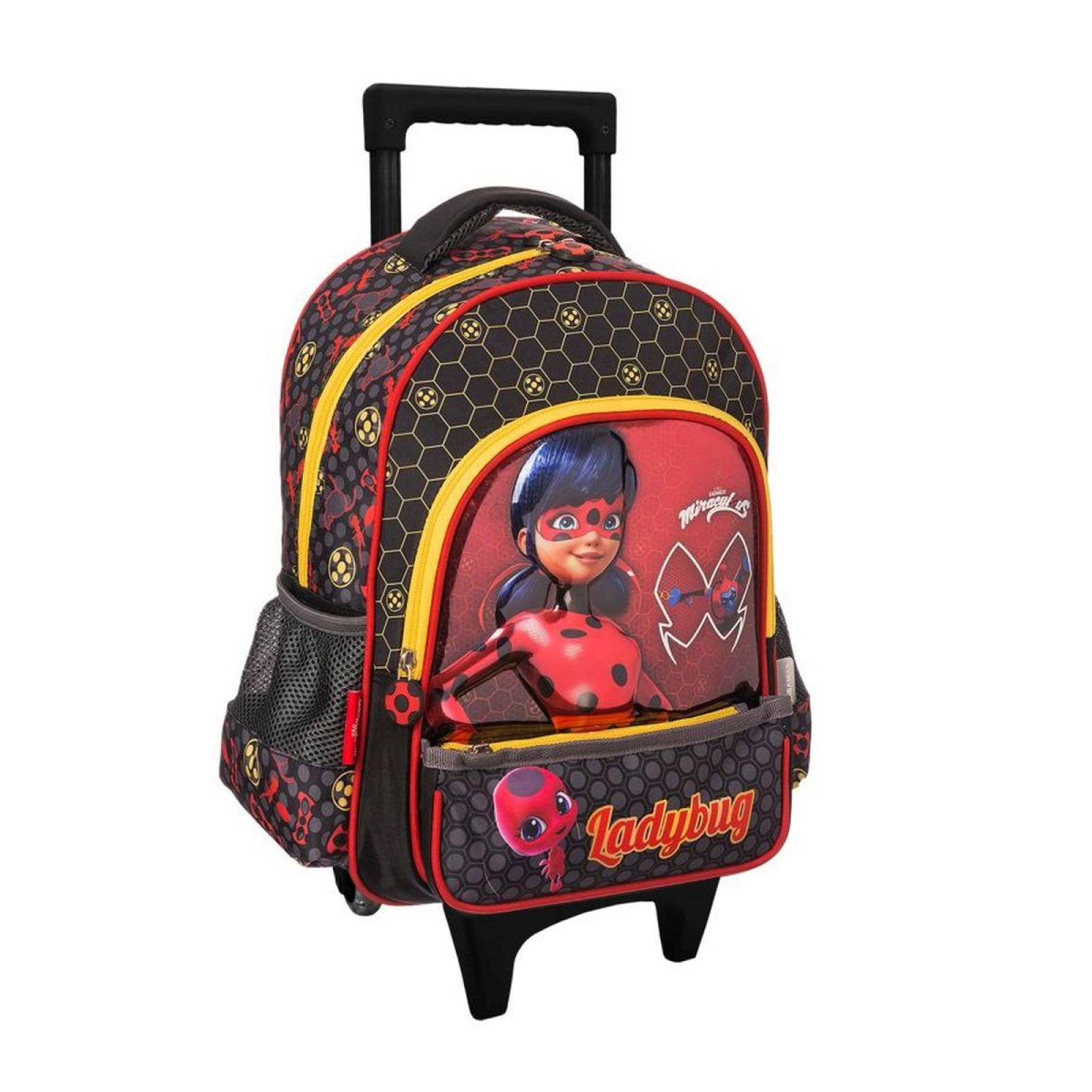 Mochila Rodante Kinder Lady Bug Multicolor 