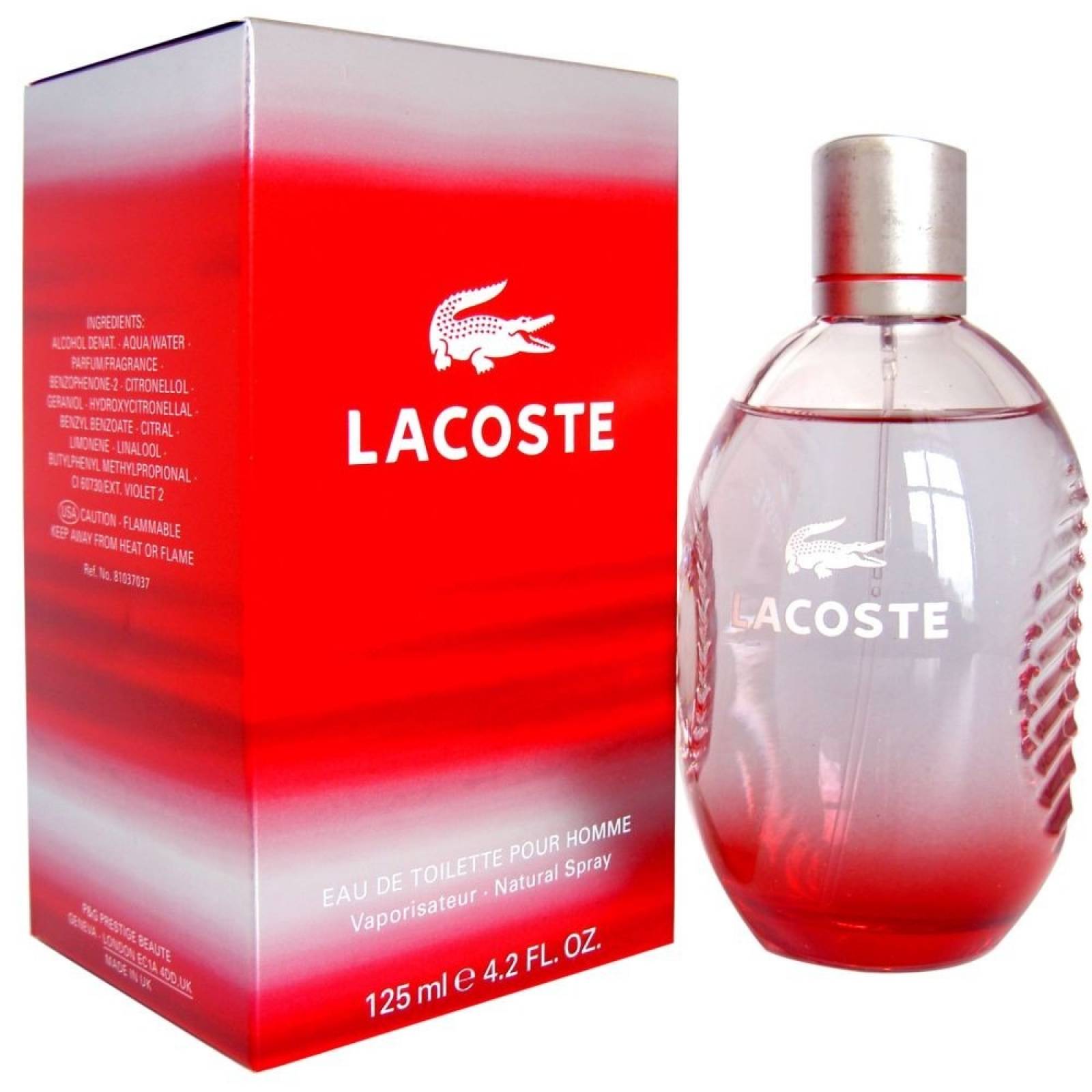 Lacoste Red Eau De Toilette 125 ml