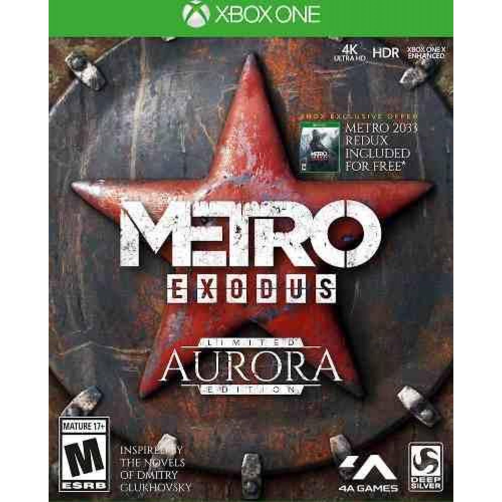METRO EXODUS AURORA Limited Edition Xbox One S001 