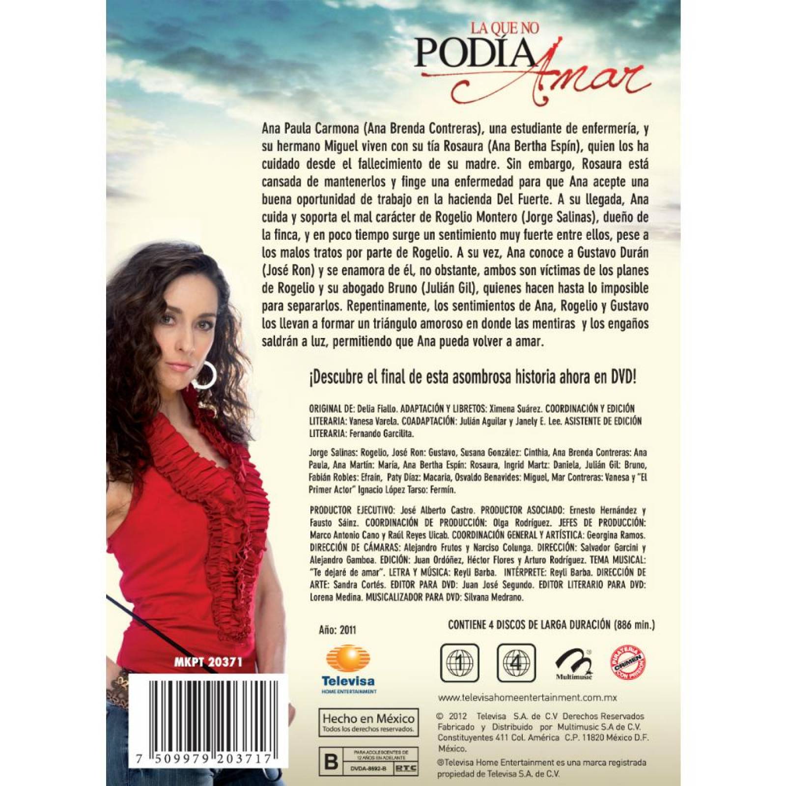 LA QUE NO PODIA AMAR DVD S004 