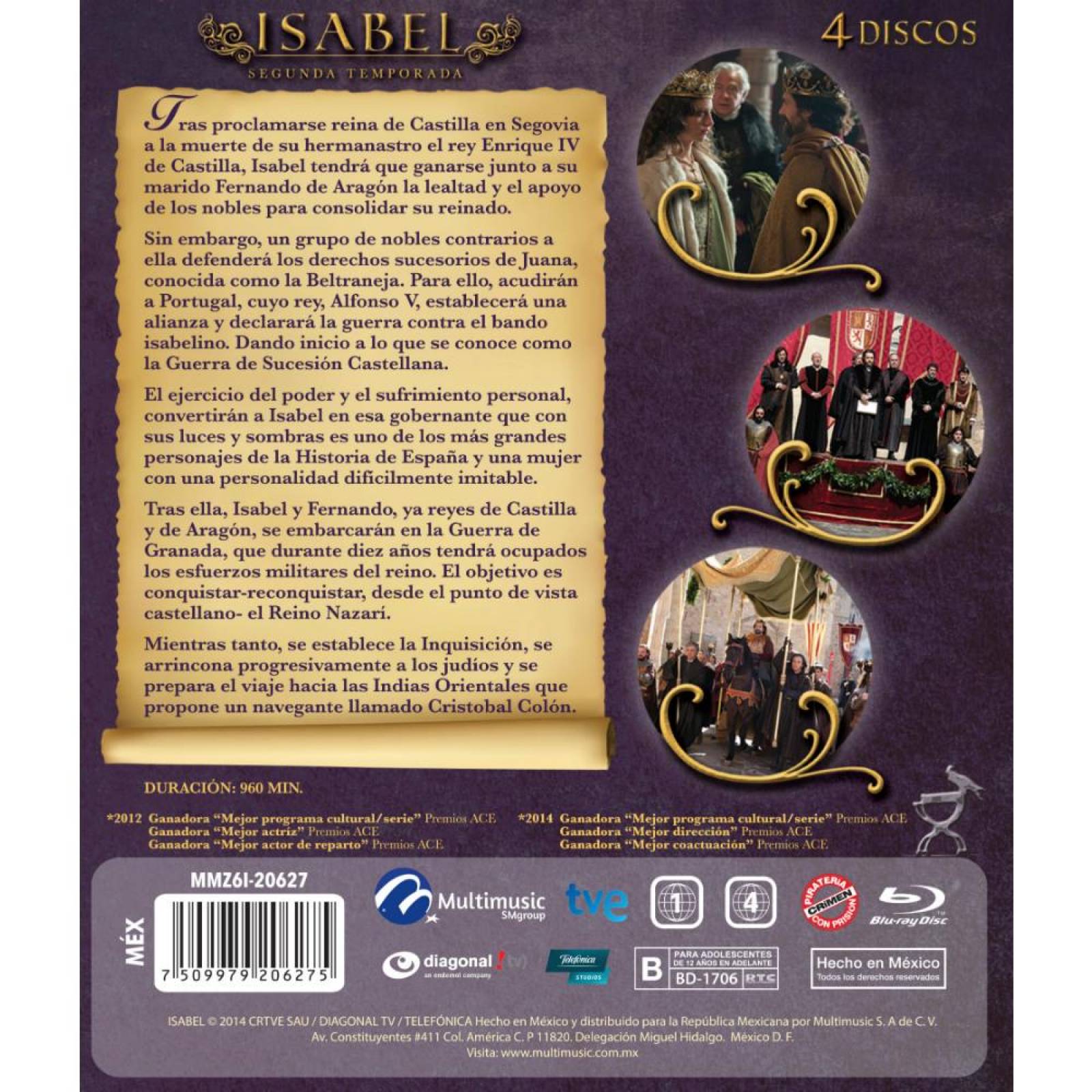 Isabel Dvd ISABEL SEGUNDA TEMPORADA BD BLURAY S004