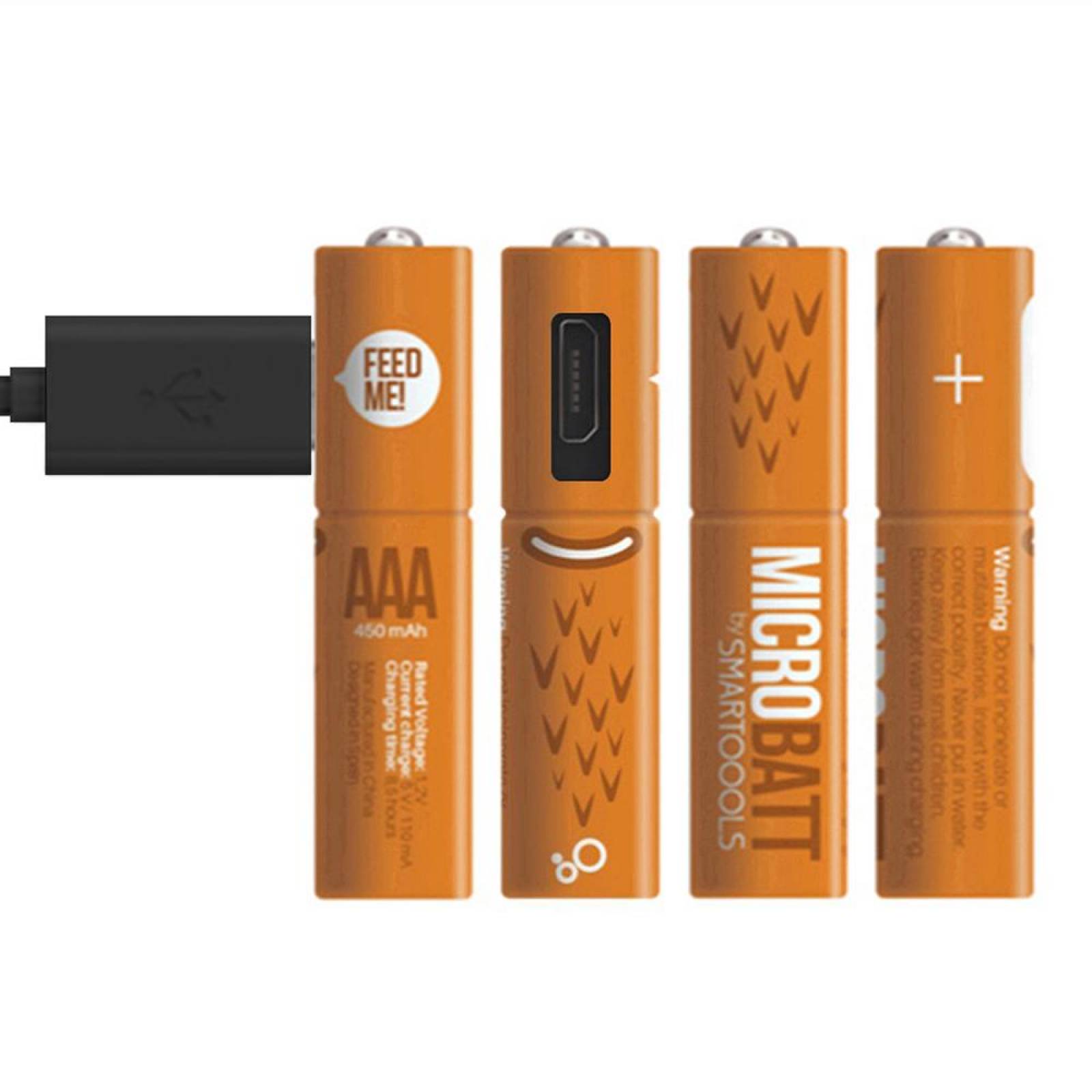 Pilas Recargables AAA Smartoools 4Pack 4AAA Micro USB S017 