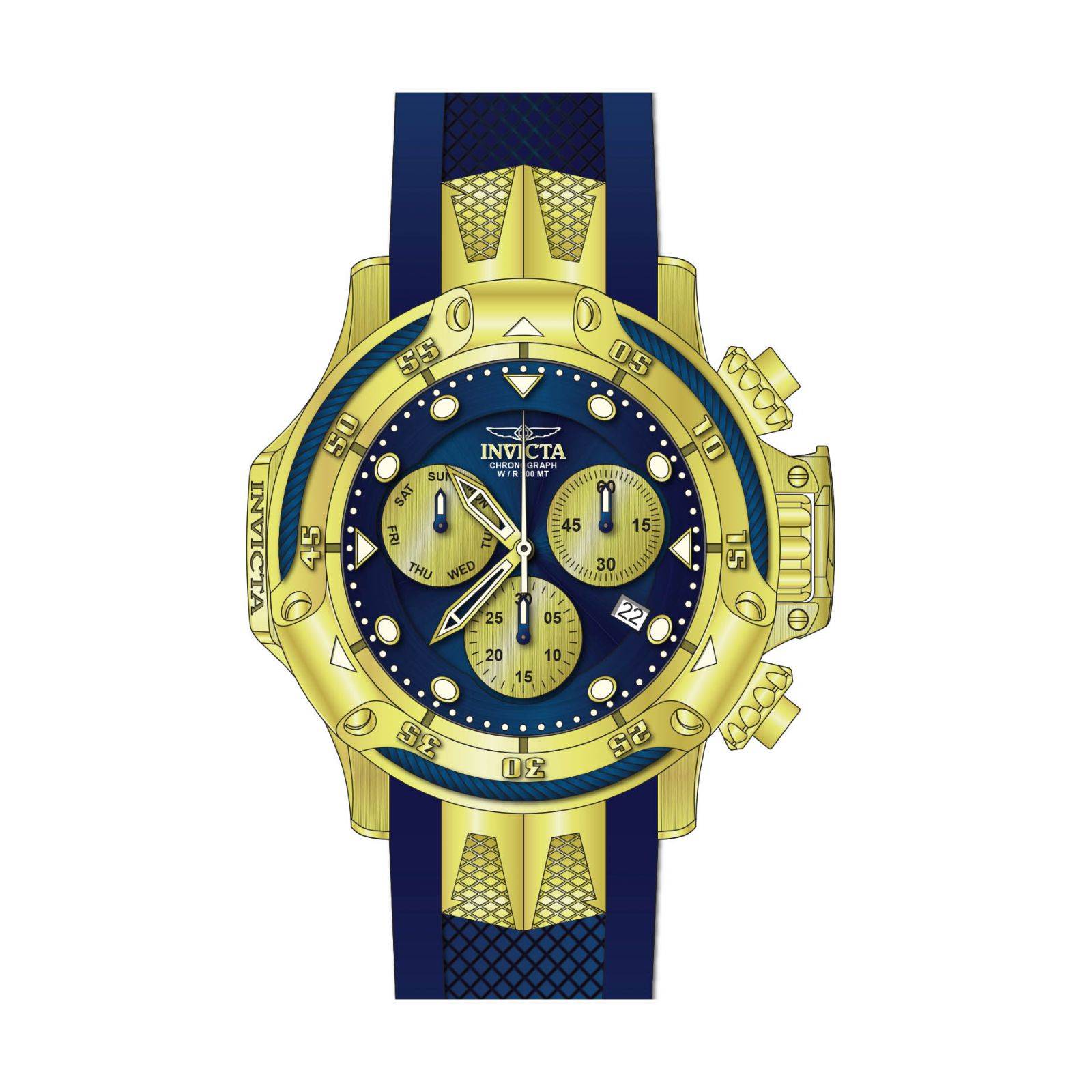 Reloj Invicta 26966 Dorado azul para Hombres