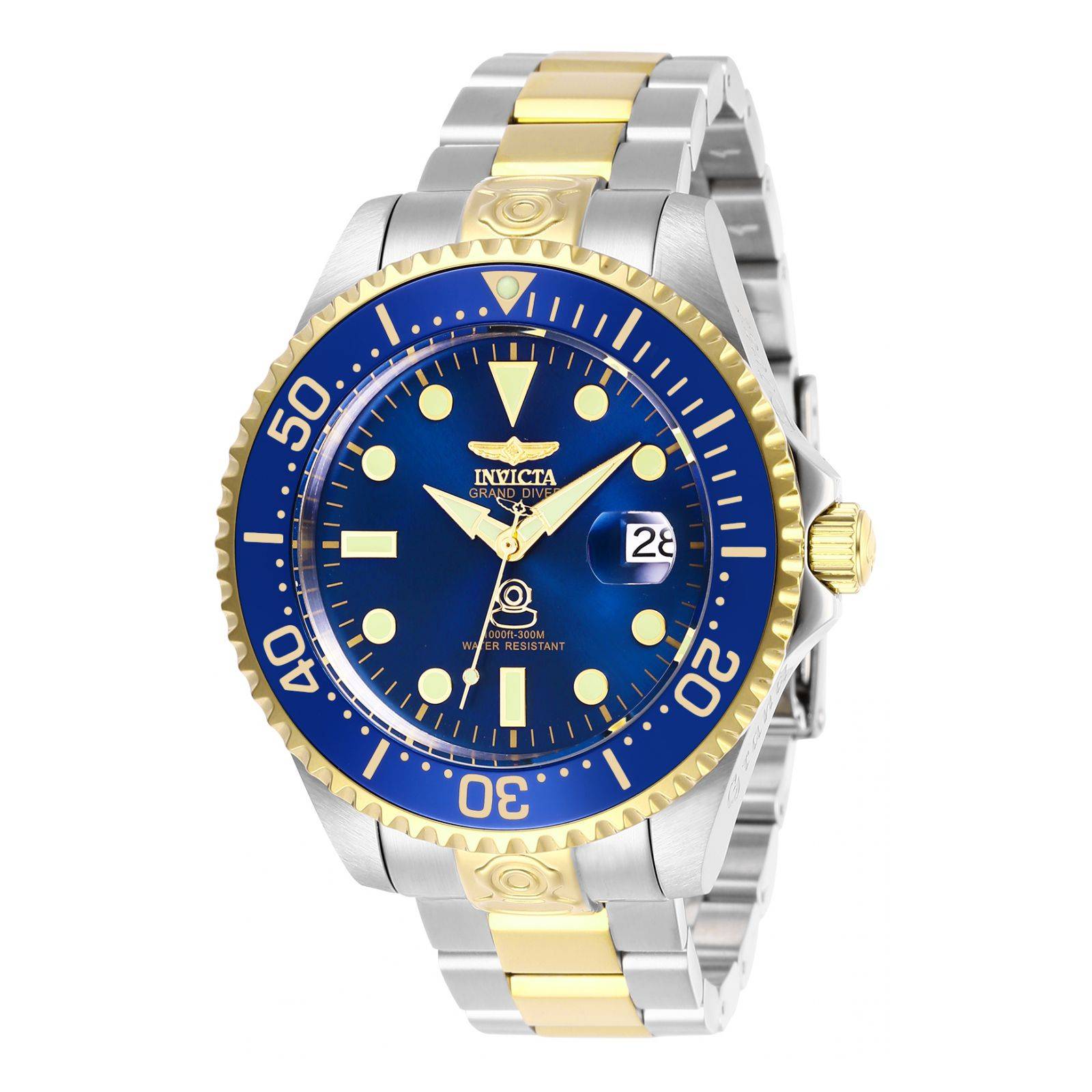 Reloj pulsera Invicta Pro Diver 30024 de cuerpo color oro