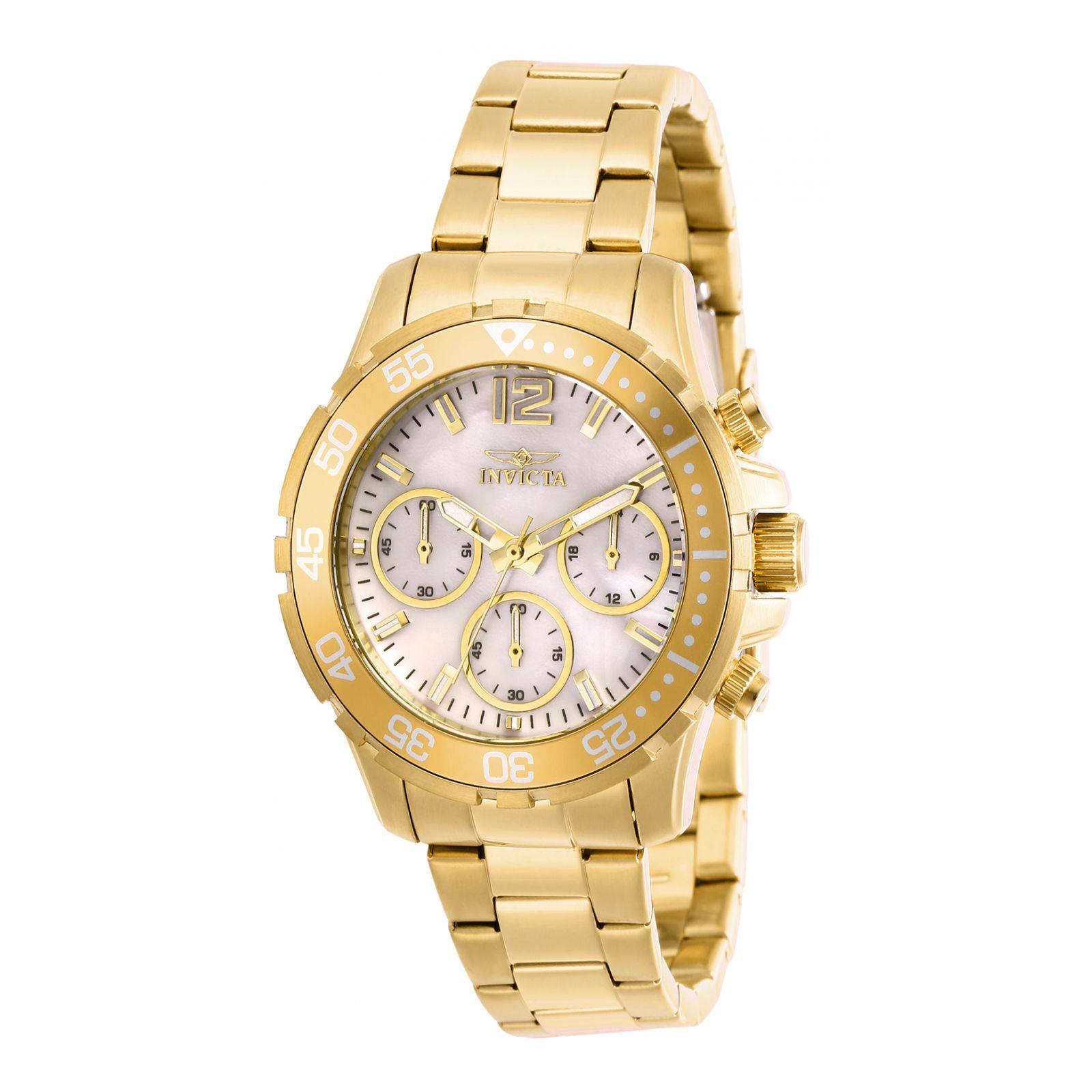 reloj invicta dorado para mujer