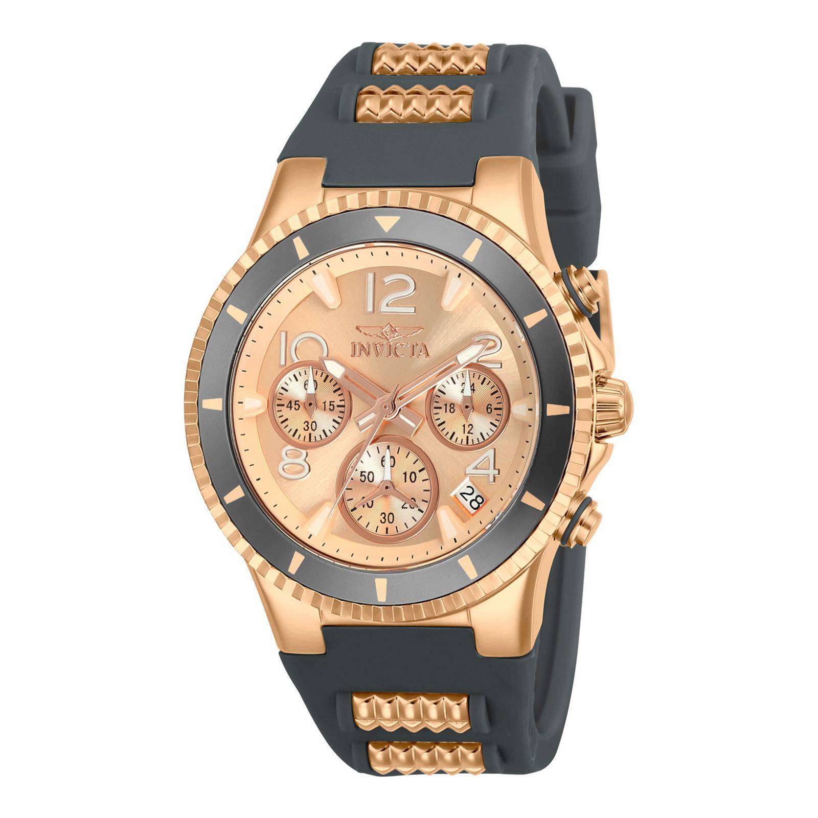 Reloj Invicta 24189 Oro rosa gris para dama