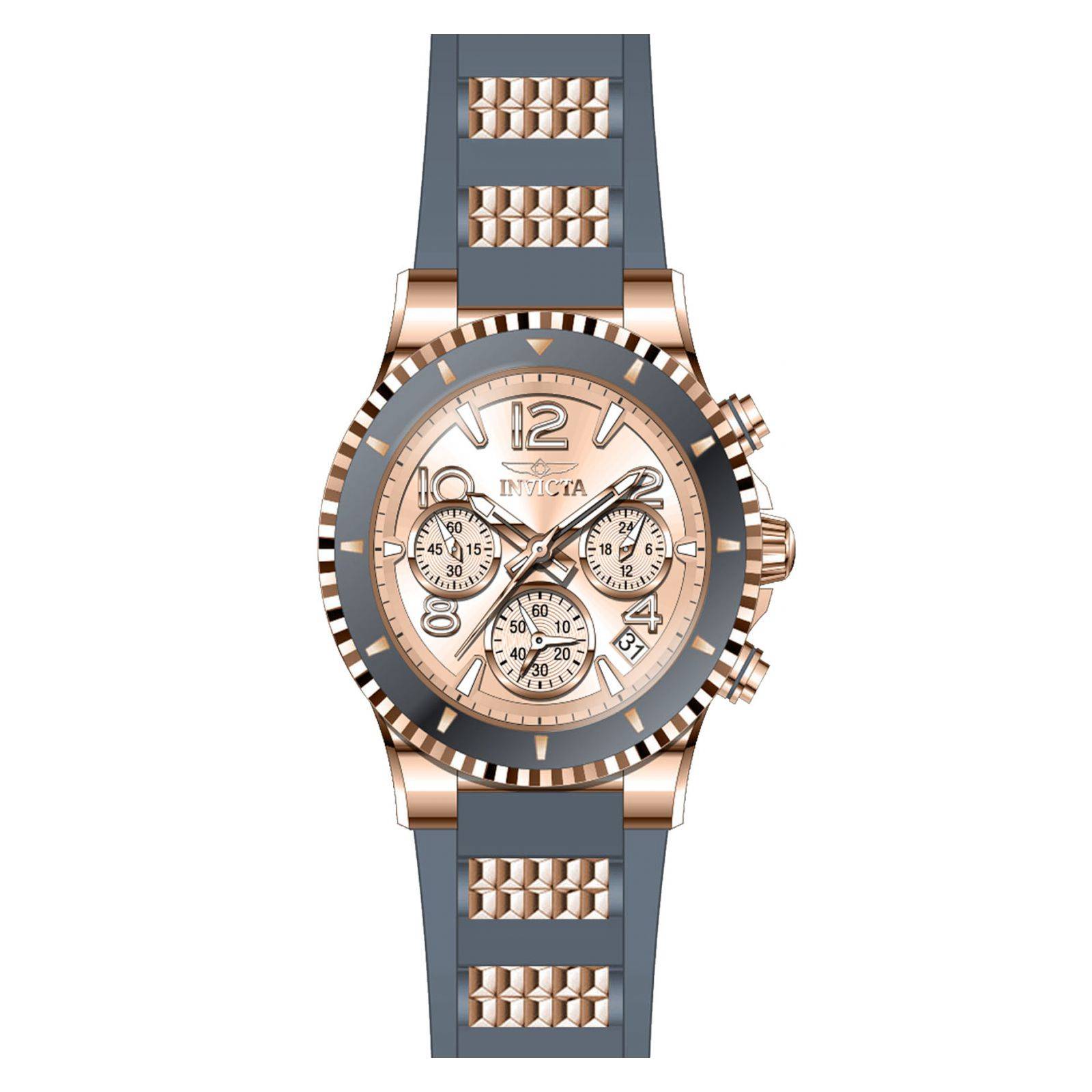 Reloj Invicta 24189 Oro rosa gris para dama