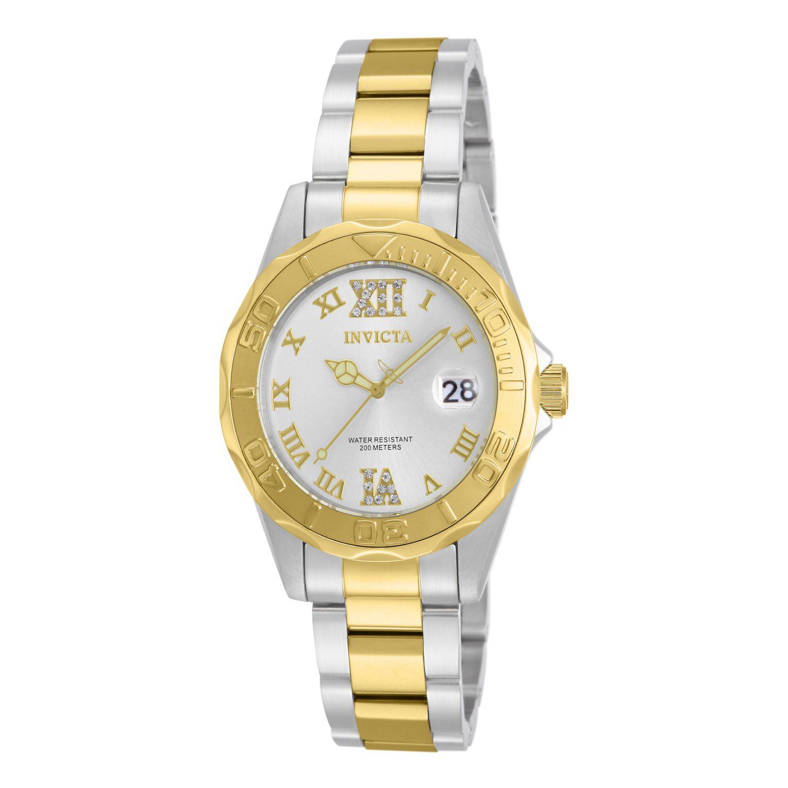 Reloj Invicta 12852 Acero oro para dama