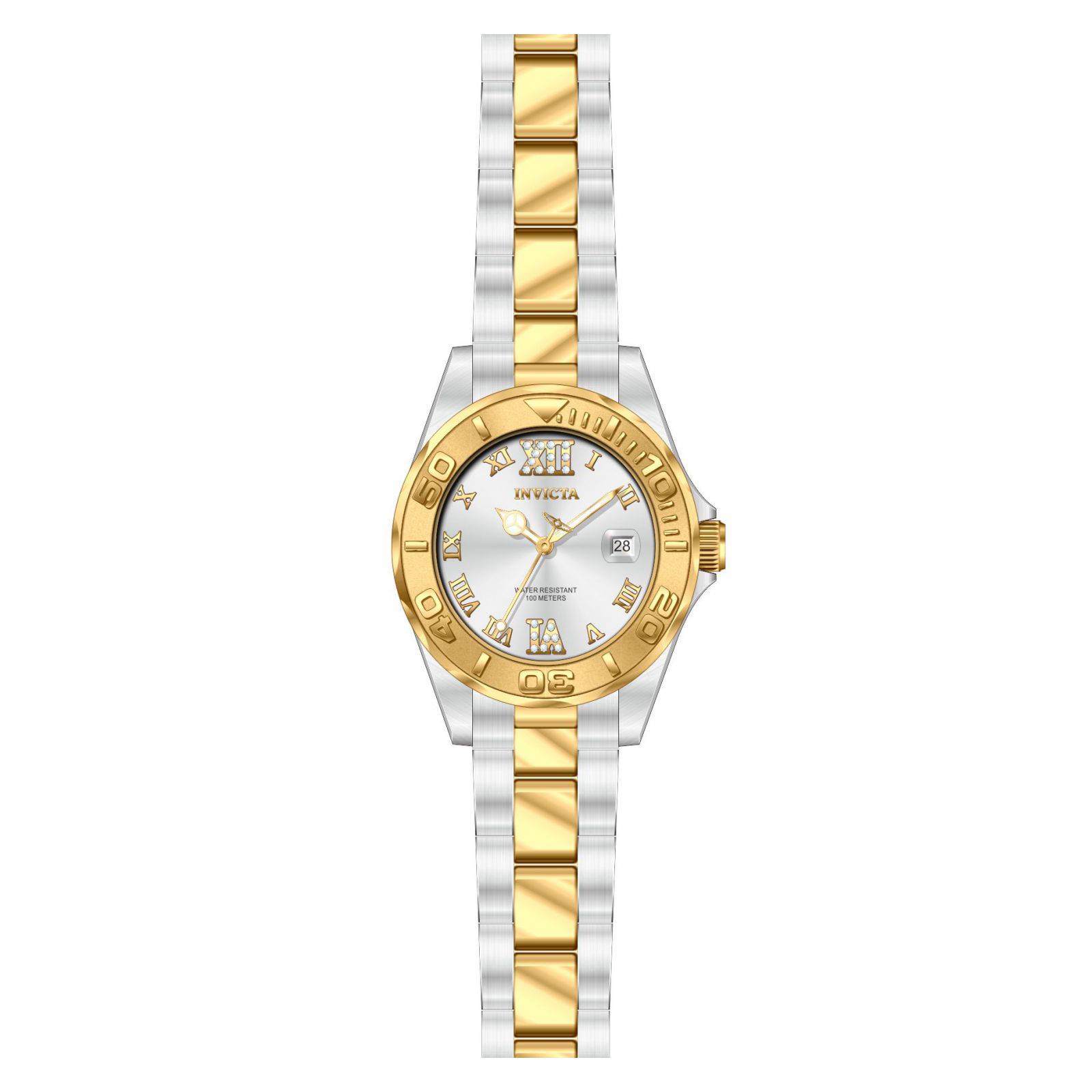Reloj Invicta 12852 Acero oro para dama