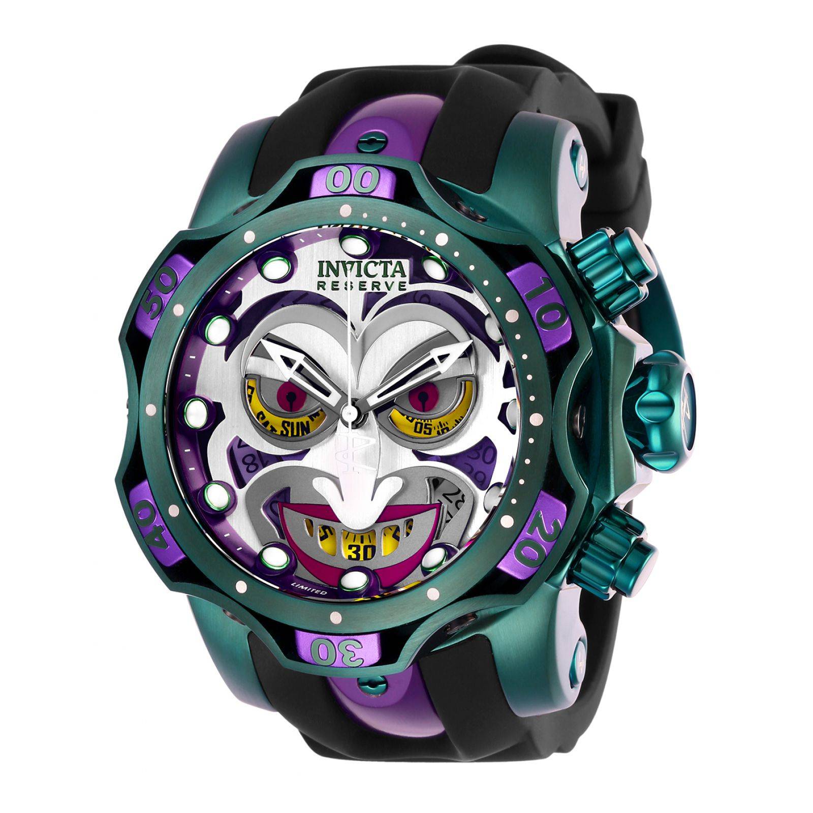 Reloj Invicta 26790 Negro Púrpura Verde para Hombres