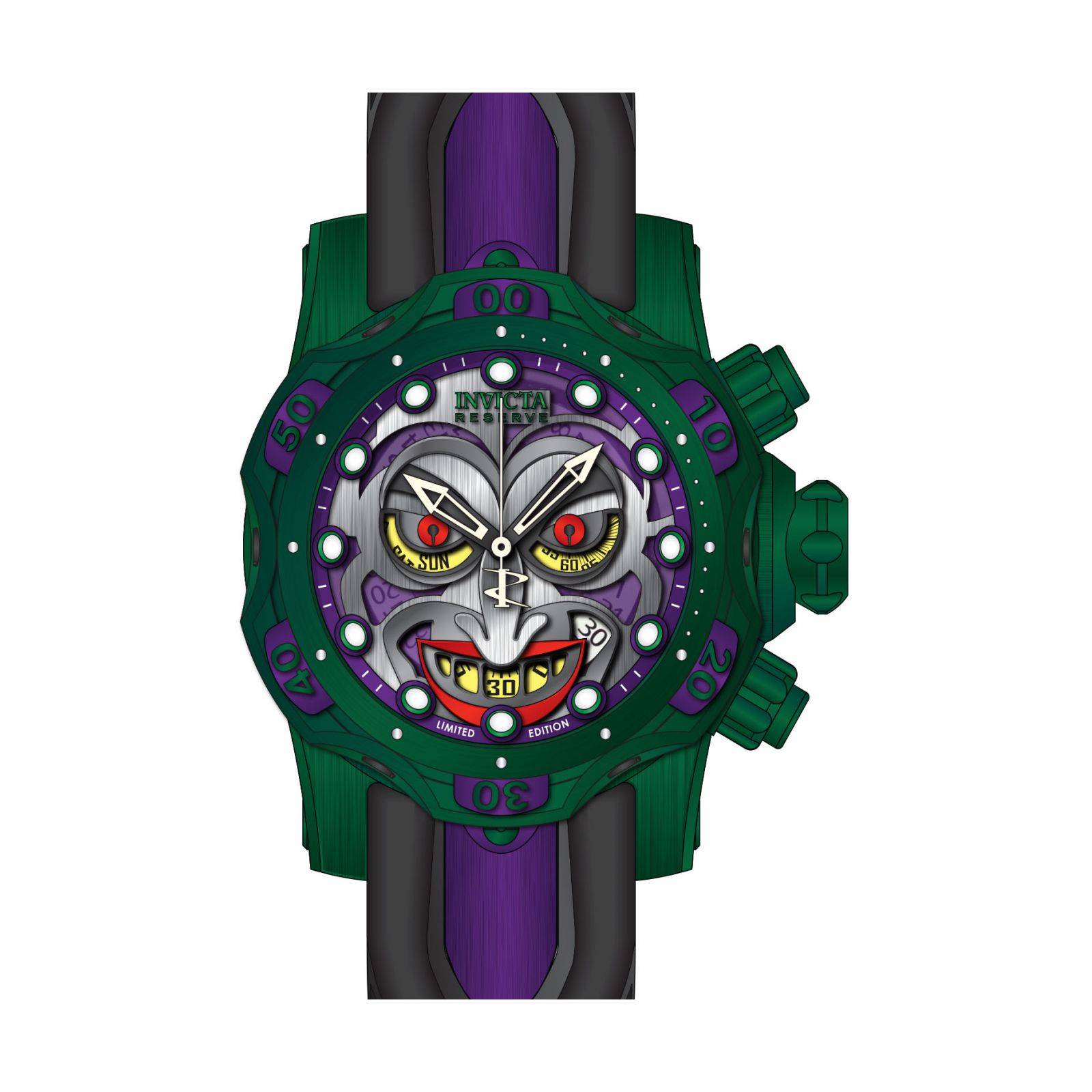 Reloj Invicta 26790 Negro Púrpura Verde para Hombres