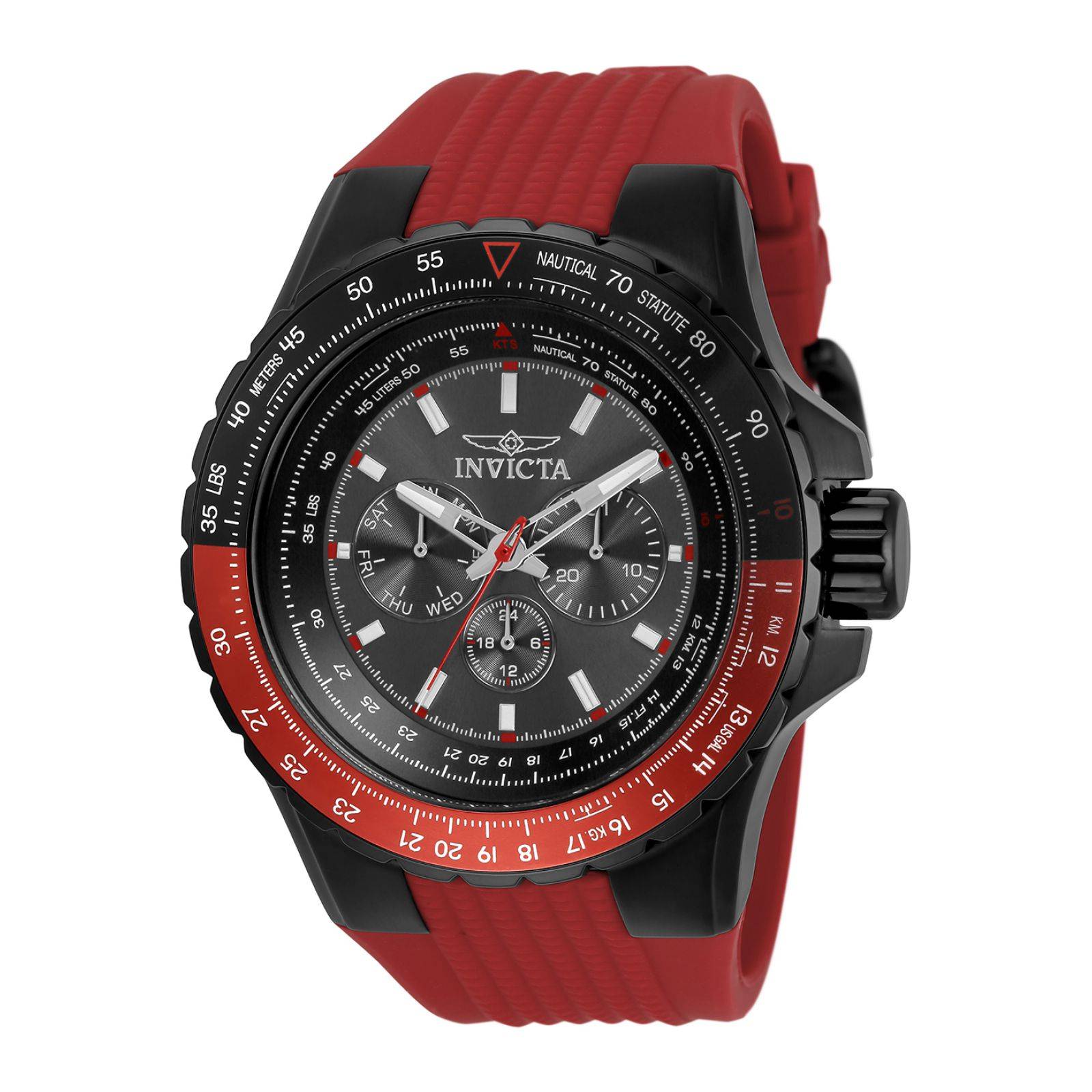 Reloj best sale invicta rojo