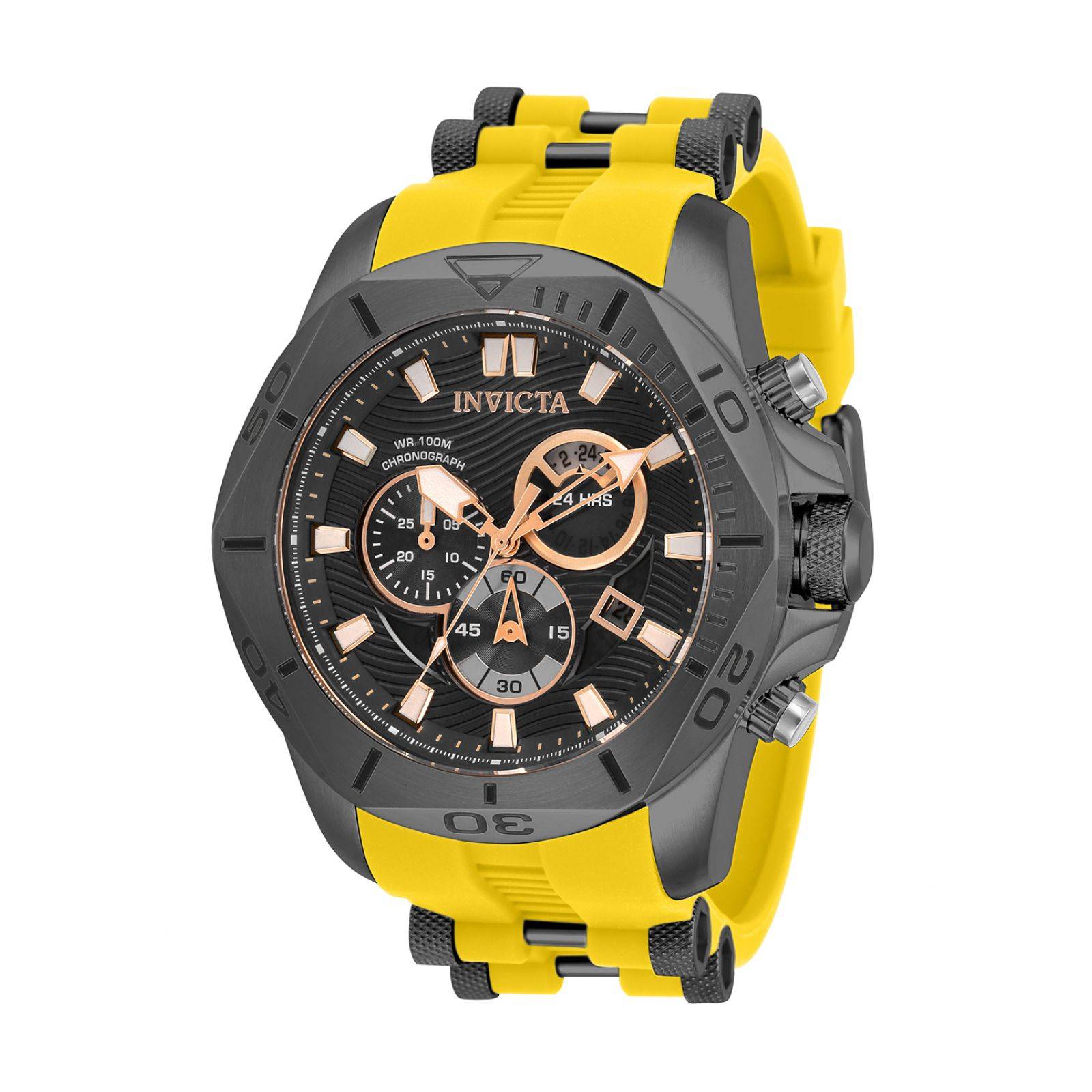 Reloj outlet invicta amarillo