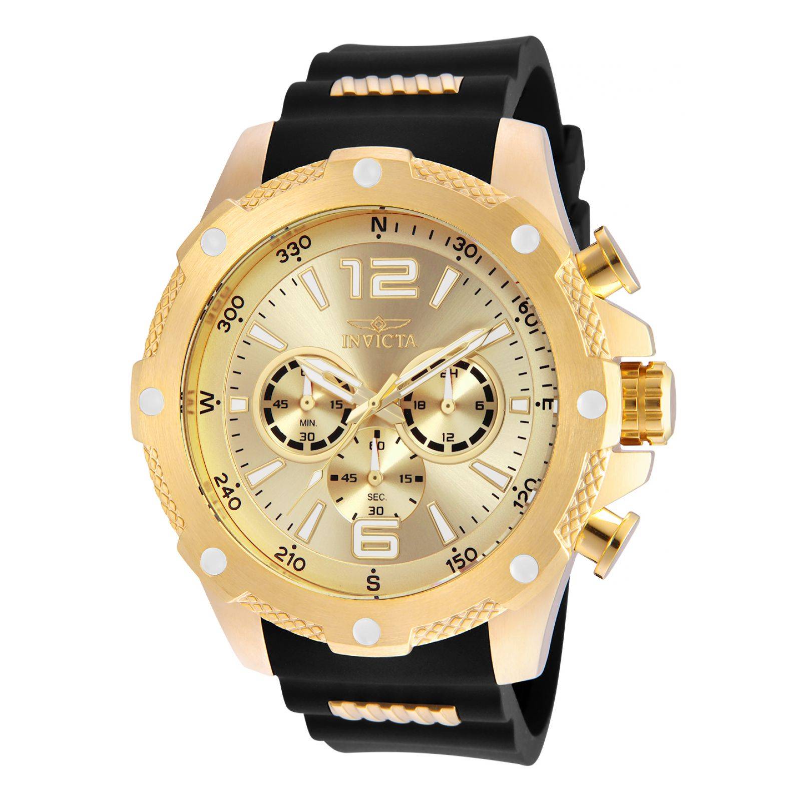 Reloj Invicta 19660 Dorado Negro para Hombres