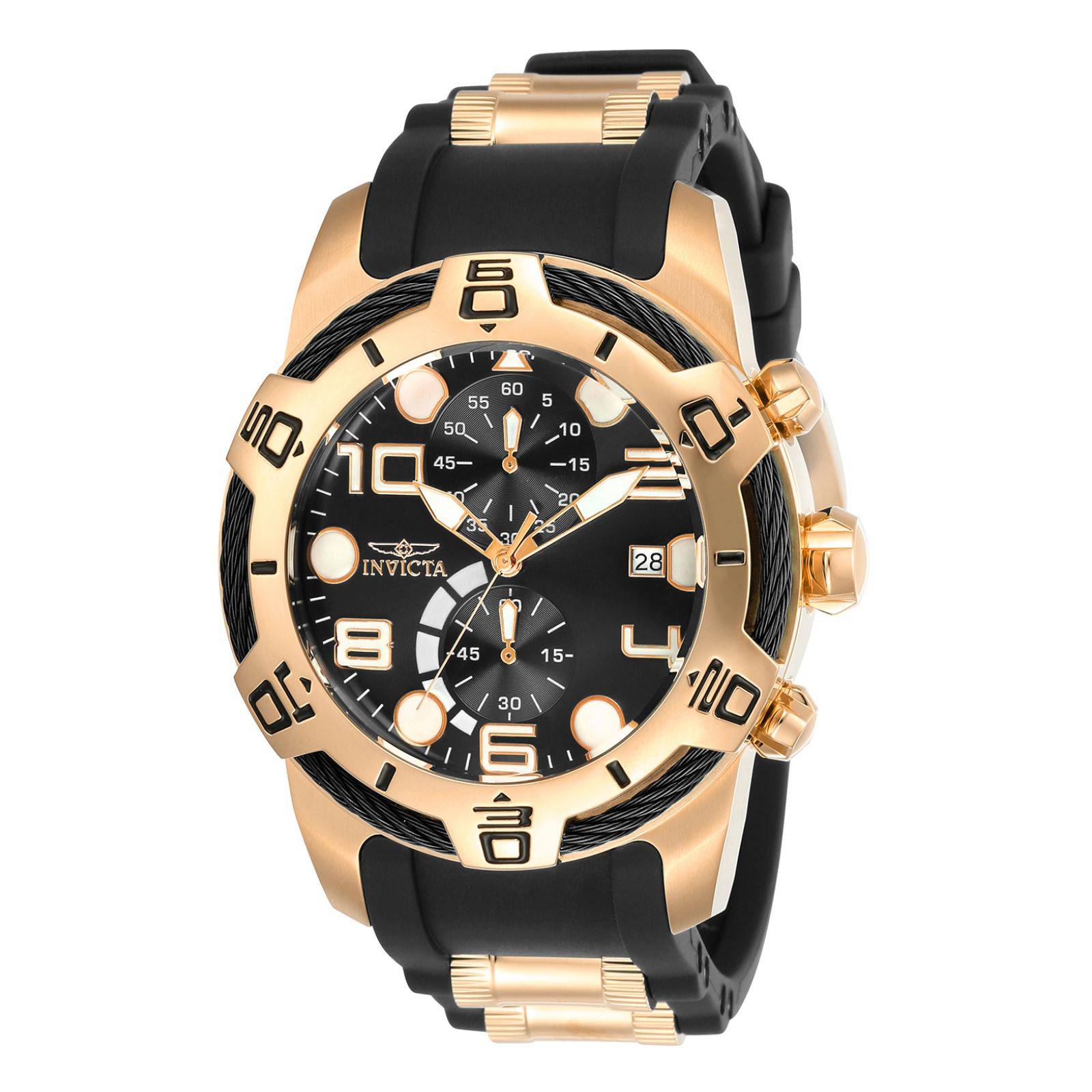 Reloj INVICTA 24219 Oro rosa negro para Hombre