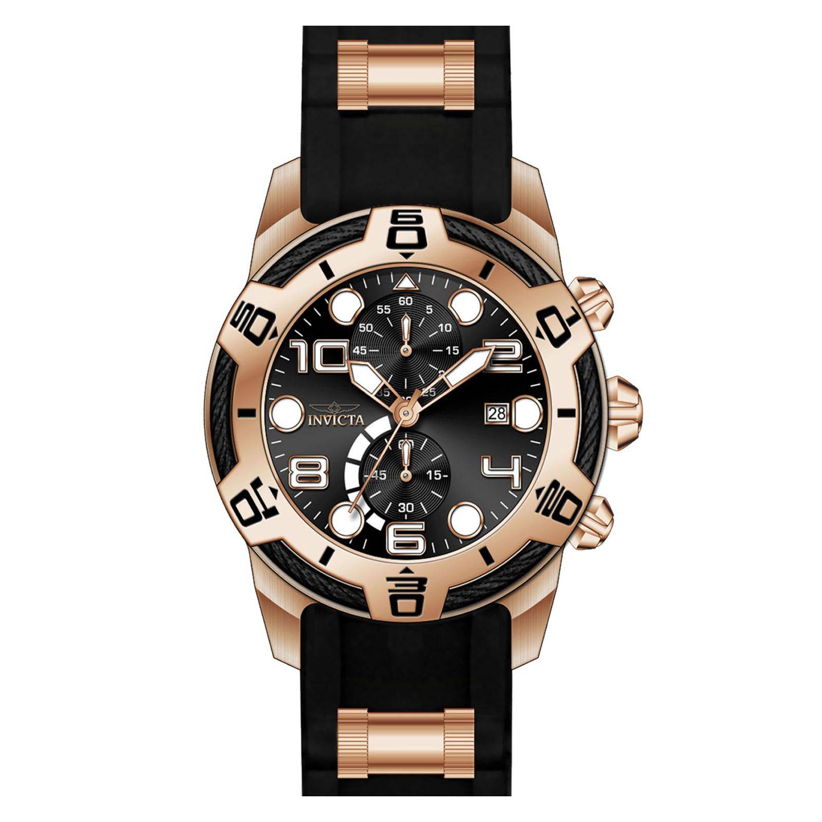 Reloj INVICTA 24219 Oro rosa negro para Hombre