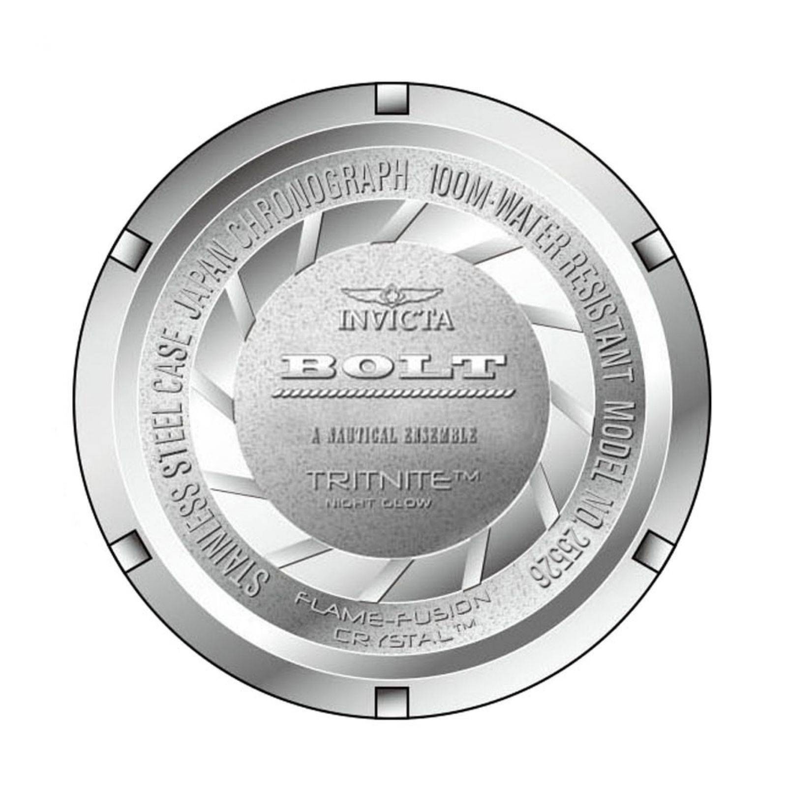 Reloj INVICTA 25526 Dorado negro para Hombre