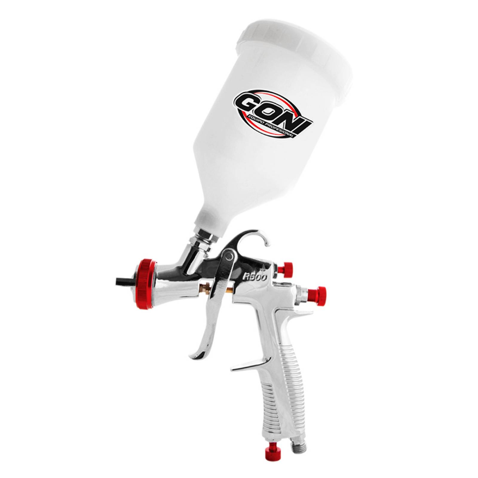 Pistola Pintar Gravedad Vaso 600Ml Alta Transfere Goni 33000
