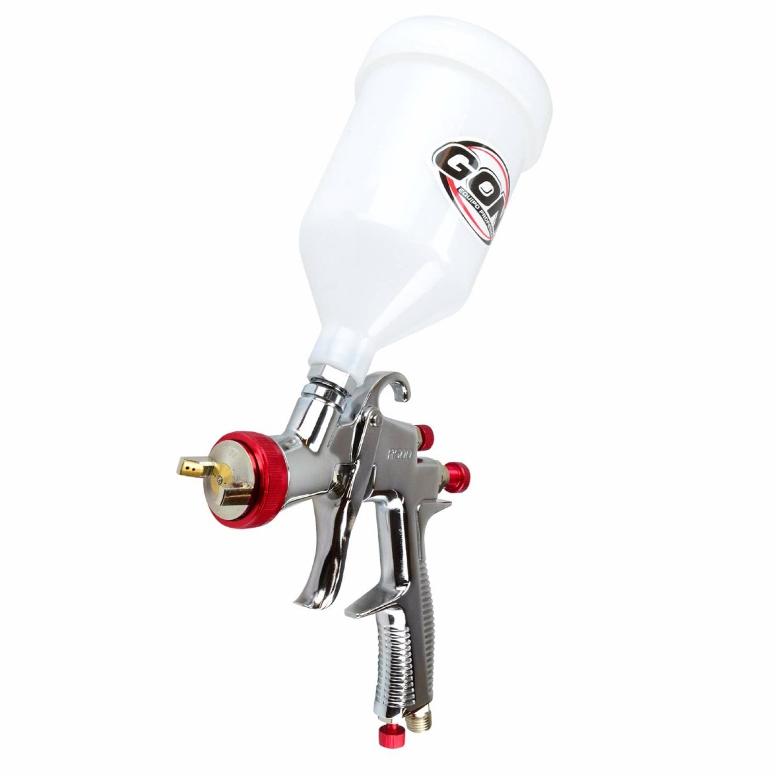 Pistola Pintar Gravedad Vaso 600Ml Alta Transfere Goni 33000