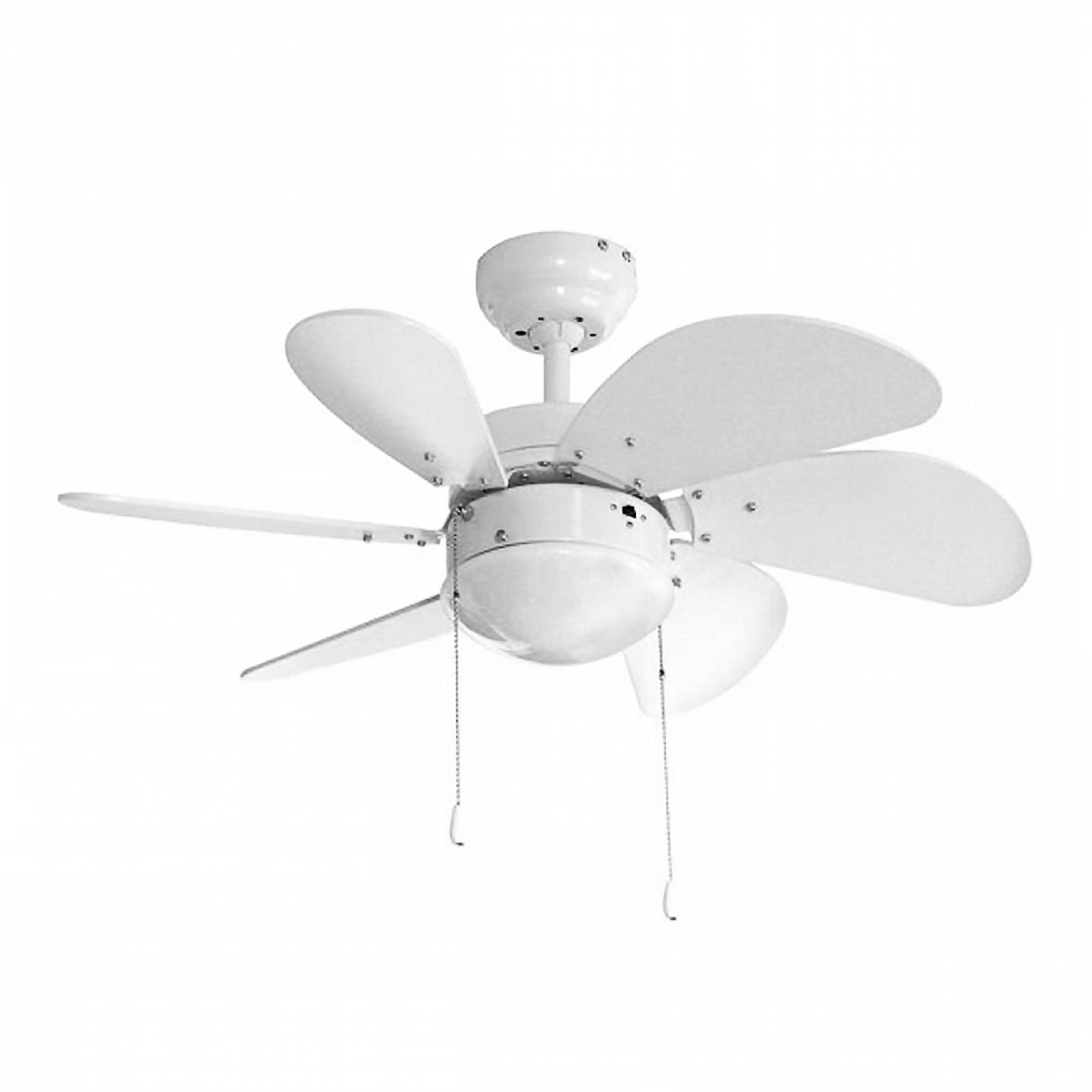Ventilador Techo 30 3 V 60W 6 Aspas Blanco Blanc Veker 7662