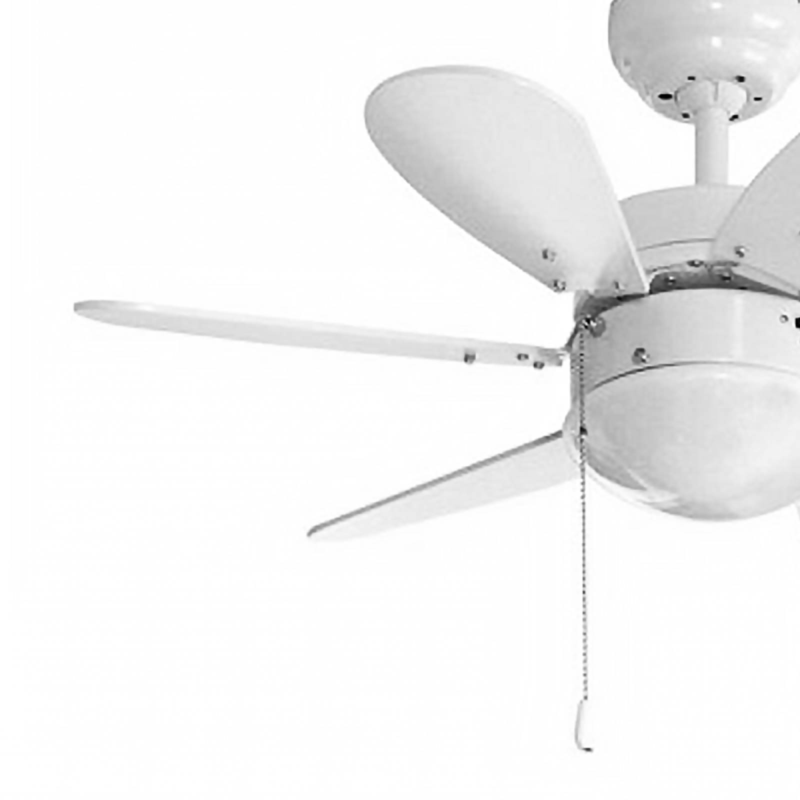 Ventilador Techo 30 3 V 60W 6 Aspas Blanco Blanc Veker 7662