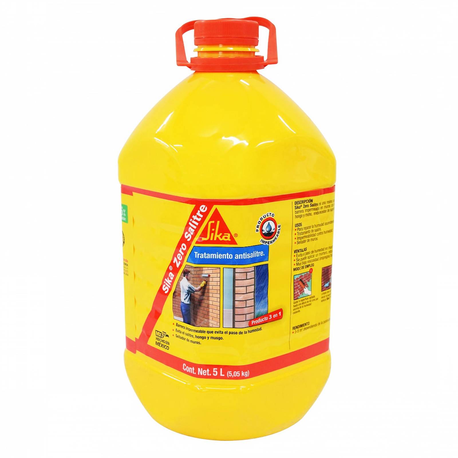 Eliminador Salitre Edad 5 Lt Zero Salitre Pet Sika 493145