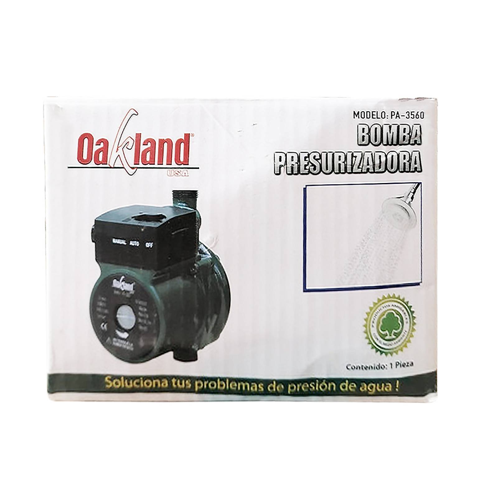 Bomba Presurizadora 3 4 35 Lpm 120W Presi Oakland Oakpa 3560