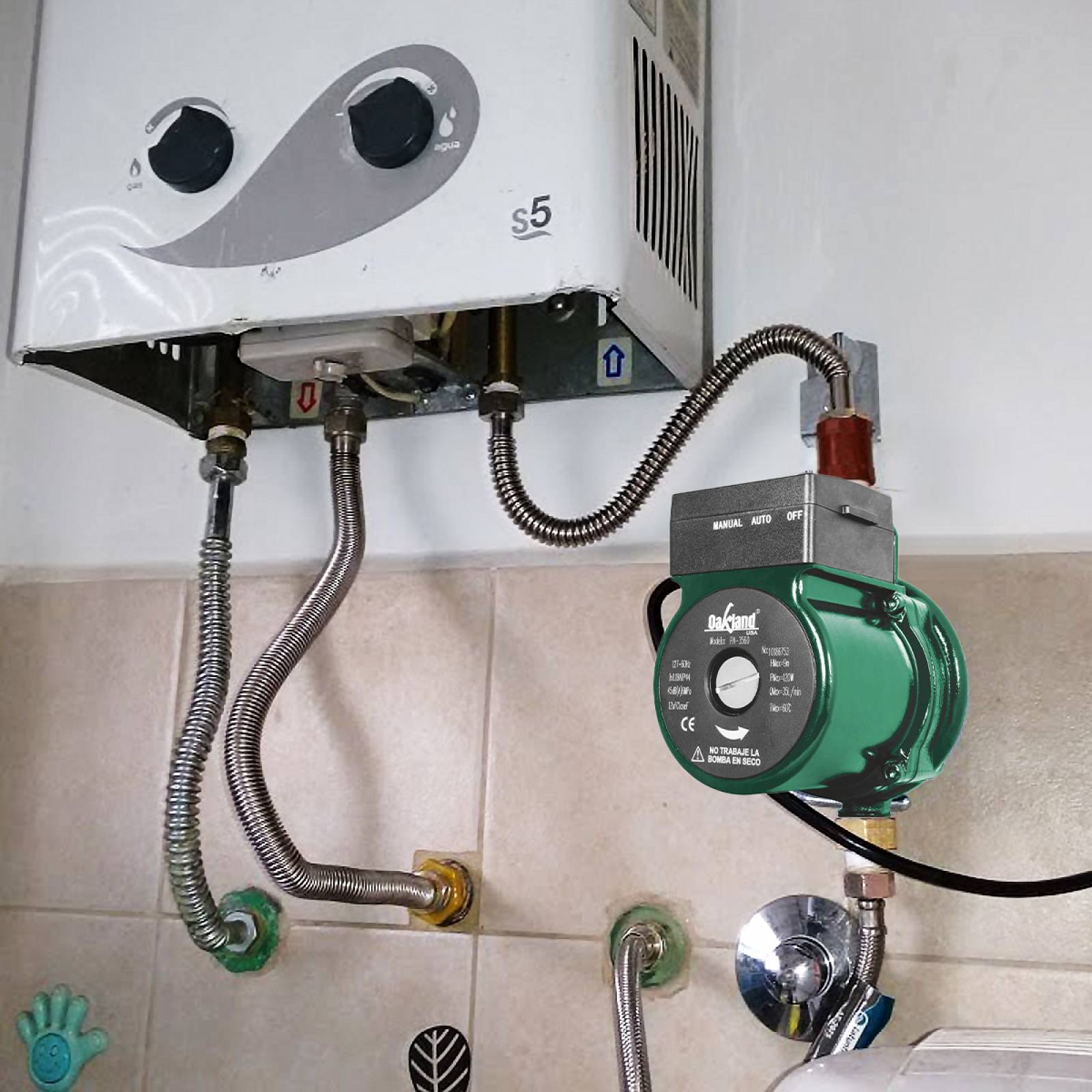 Bomba Presurizadora 3 4 35 Lpm 120W Presi Oakland Oakpa 3560