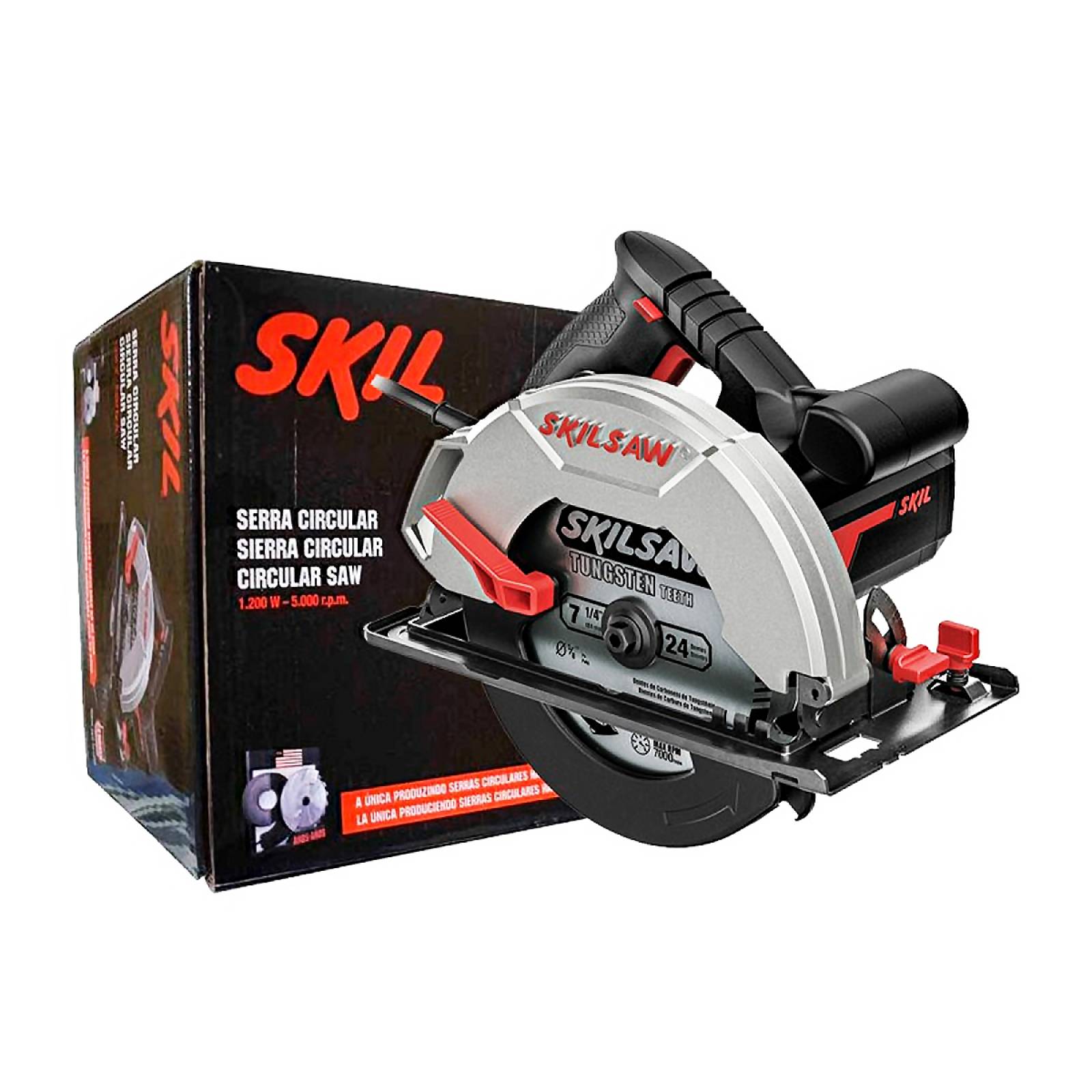 Sierra Circular 7 1 4 1200W 5000Rpm Eje Skil 5200 F0125200Aa