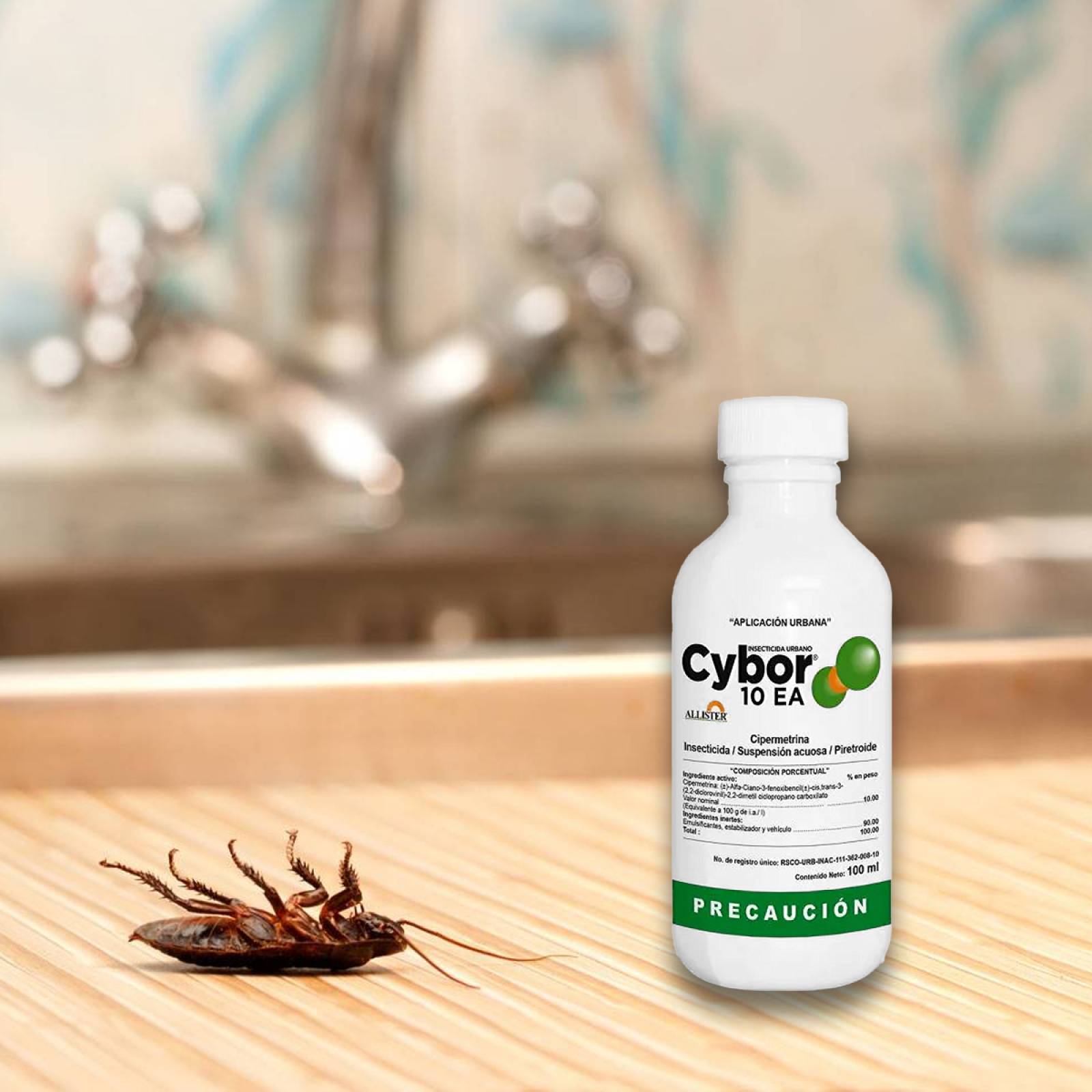 Insecticida Cybor 10 Ea Urbano Botella 10 Allister Cy10 100