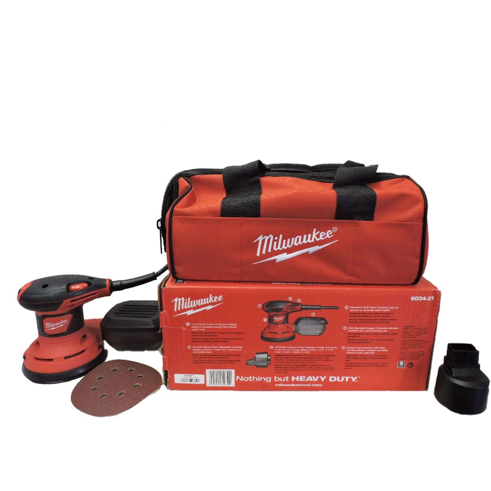 Lijadora Roto Orbital 5 3 Amp 7000 12000Op Milwaukee 6034 21