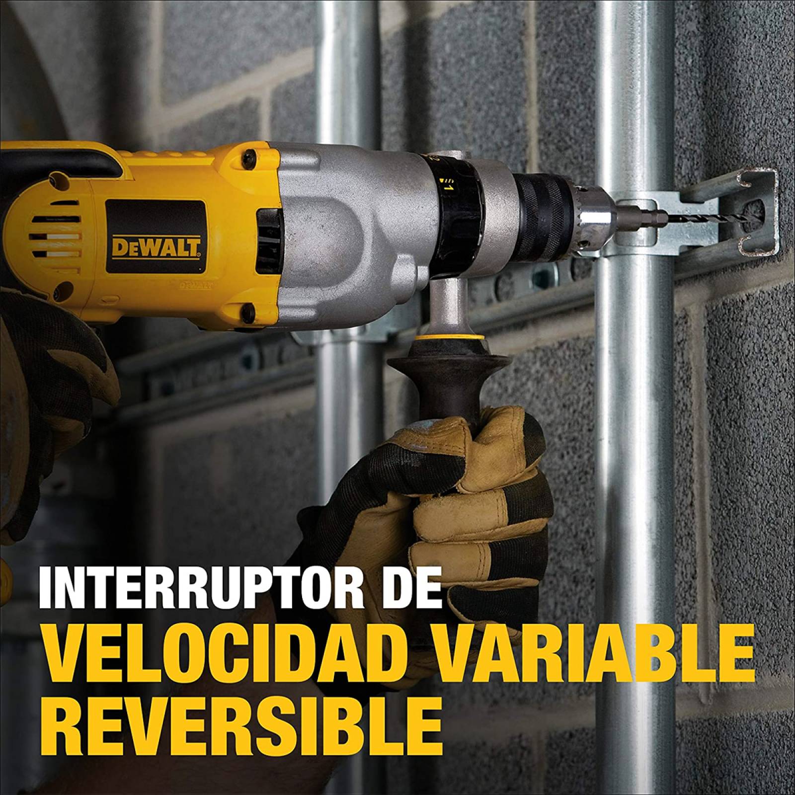 Rotomartillo 1 2 1000W 2 Velocidades 1200 350 Dewalt Dwd520K