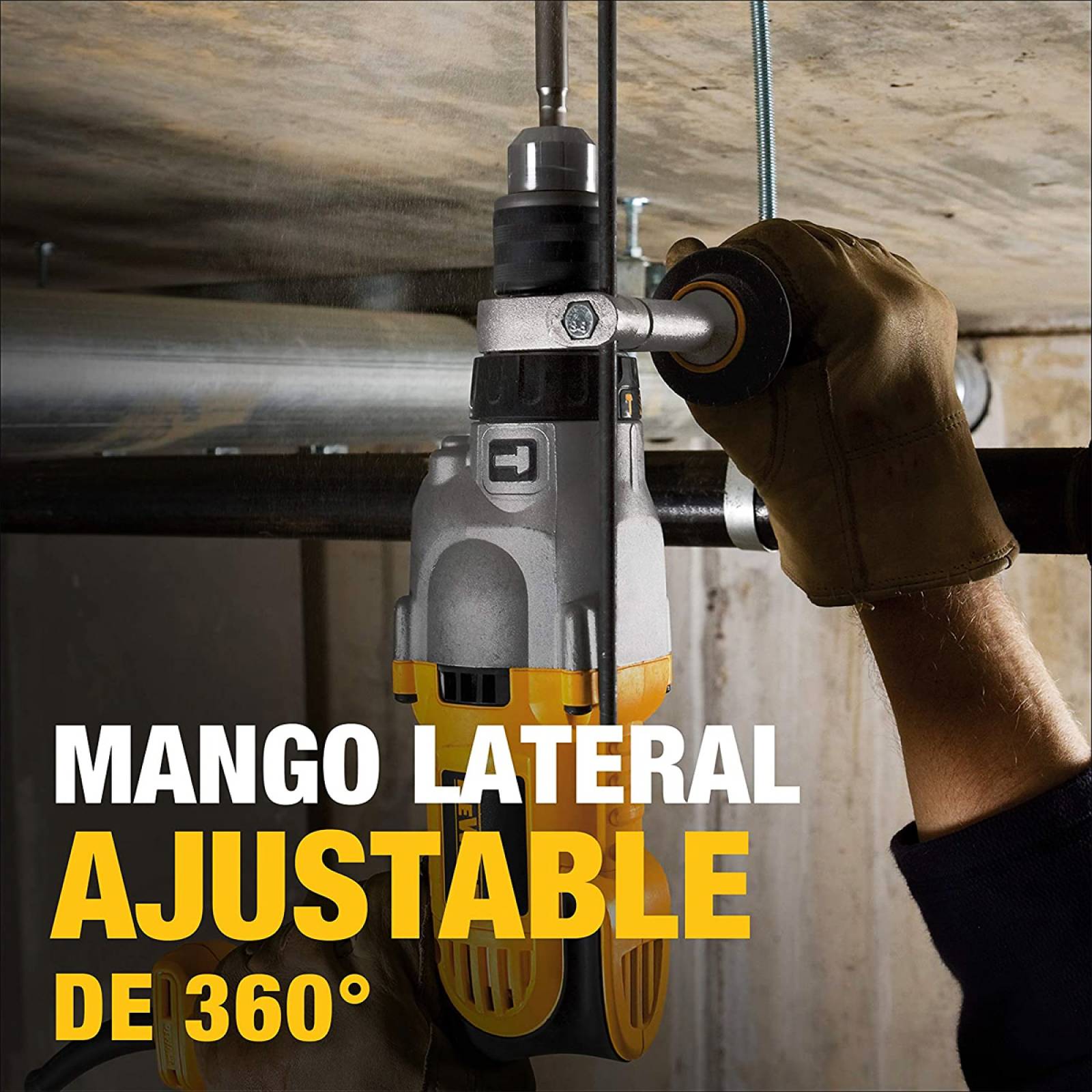 Rotomartillo 1 2 1000W 2 Velocidades 1200 350 Dewalt Dwd520K