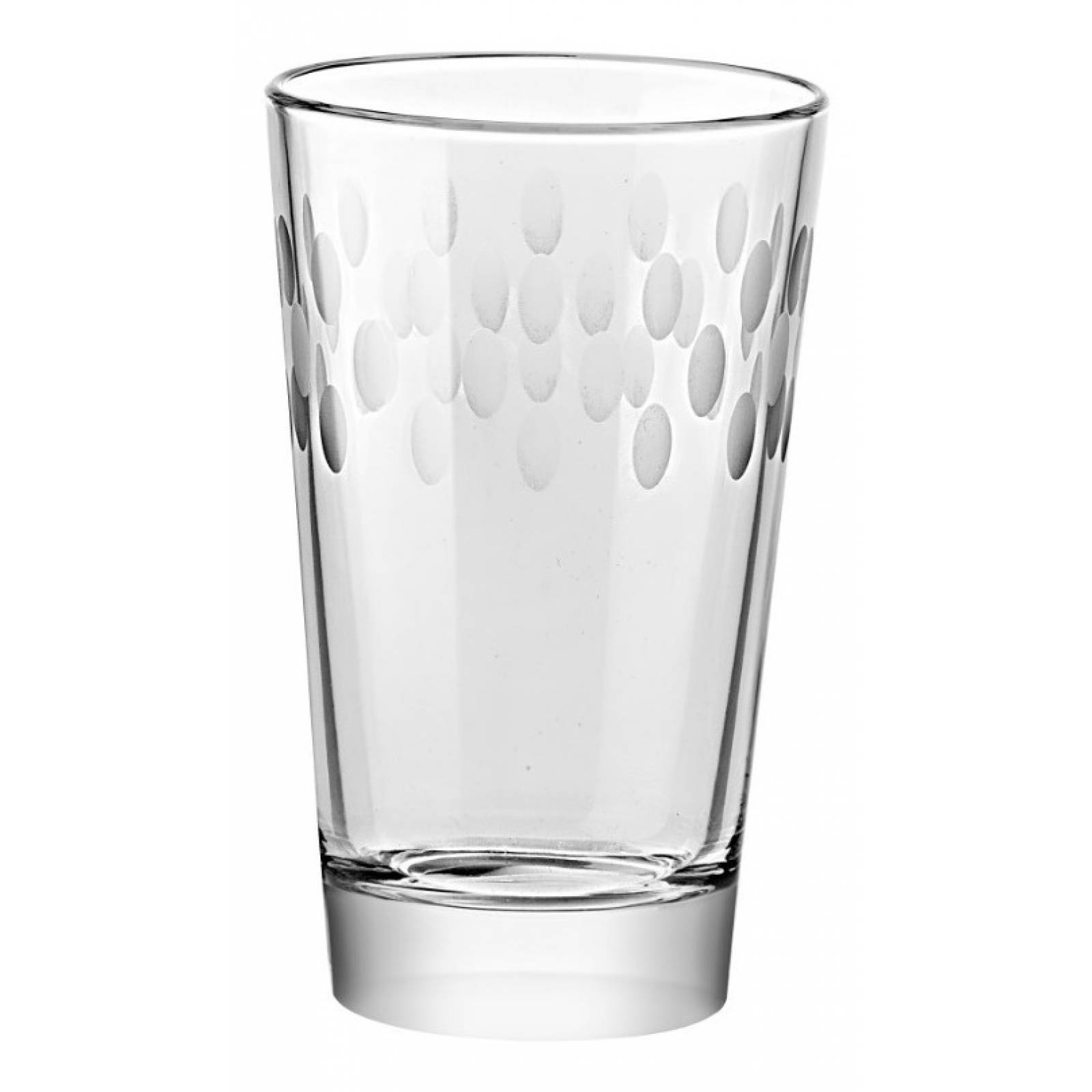 Contrasti Set 4 Vasos De Vidrio Grabados