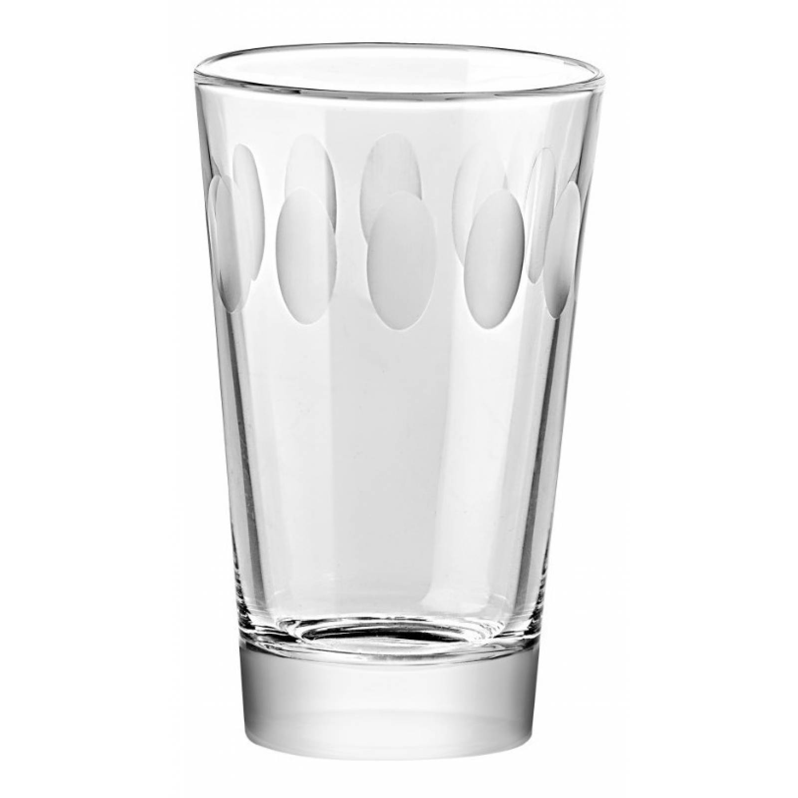 Contrasti Set 4 Vasos De Vidrio Grabados