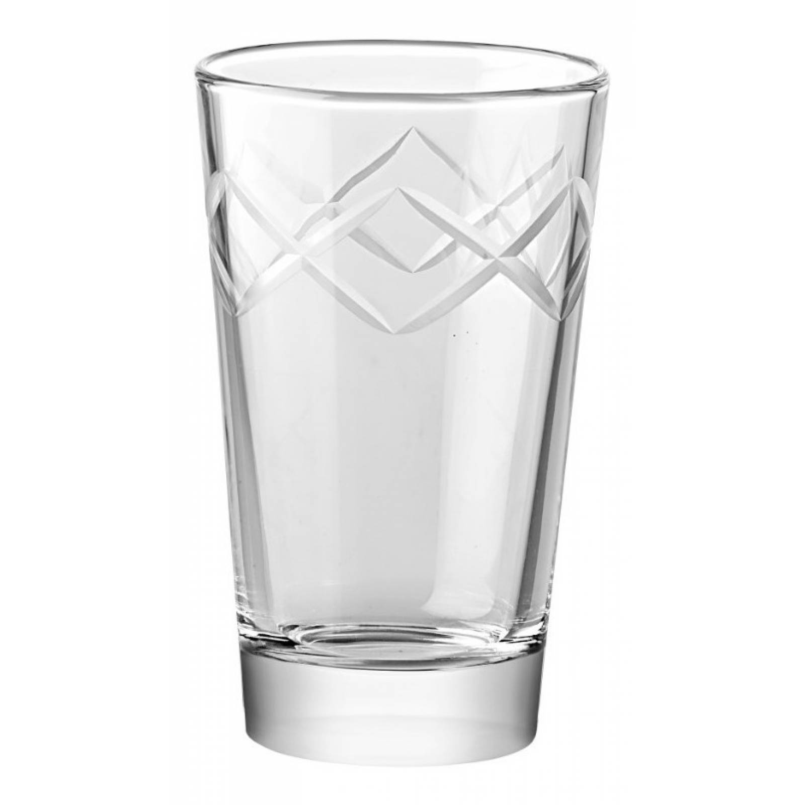 Contrasti Set 4 Vasos De Vidrio Grabados